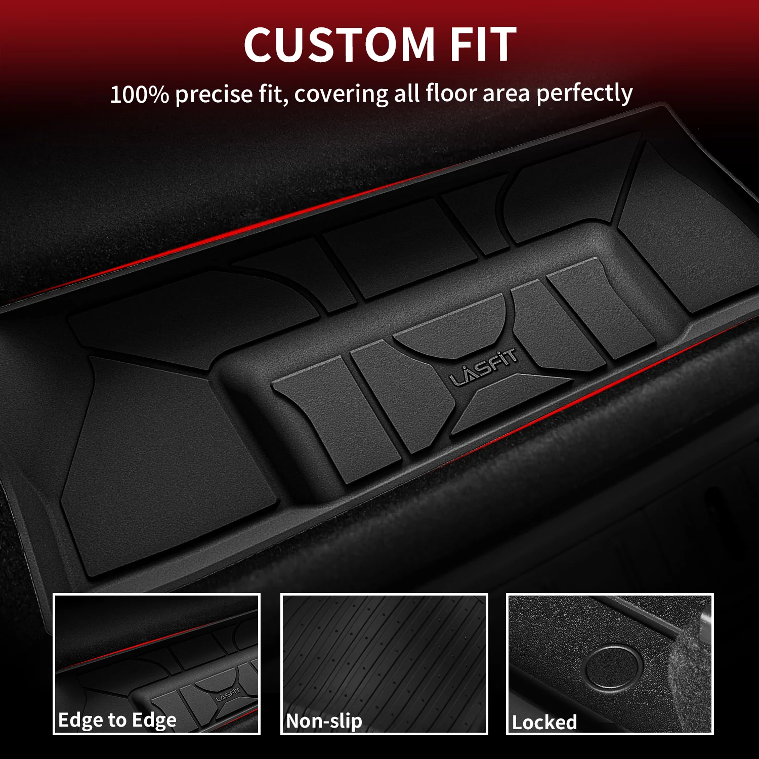 Fit for 2021-2024 Tesla Model S Custom Floor Mats or Frunk & Trunk Well & Cargo Mats - Image 13