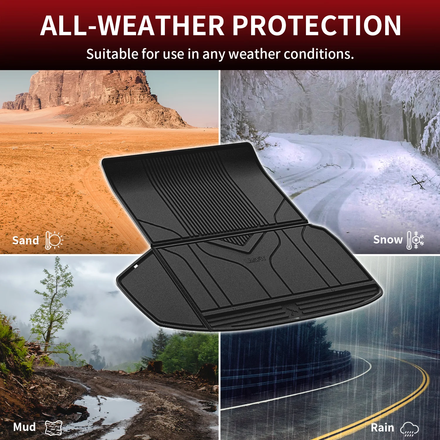 Fit for 2021-2024 Tesla Model S Custom Floor Mats or Frunk & Trunk Well & Cargo Mats - Image 30