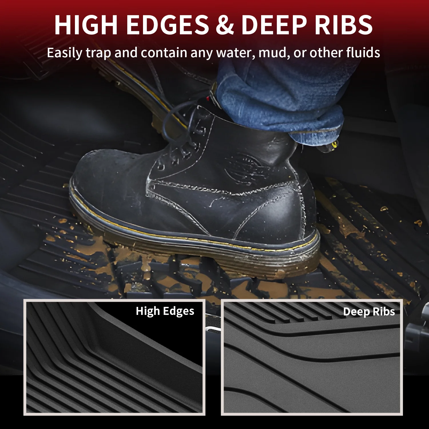Fit for 2021-2024 Tesla Model S Custom Floor Mats or Frunk & Trunk Well & Cargo Mats - Image 4