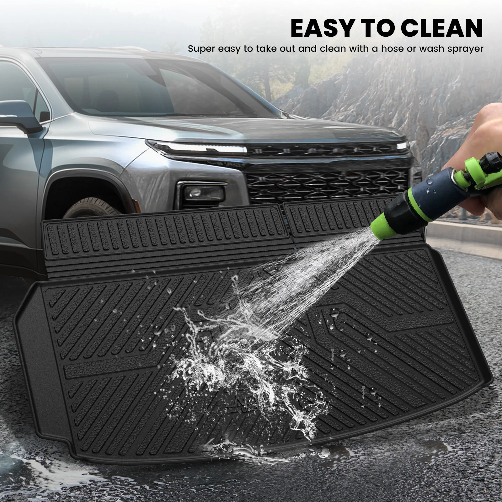 Fit for 2024-2026 Chevrolet Traverse Floor Mats or 3rd Row Seatback & Cargo Mats - Image 17