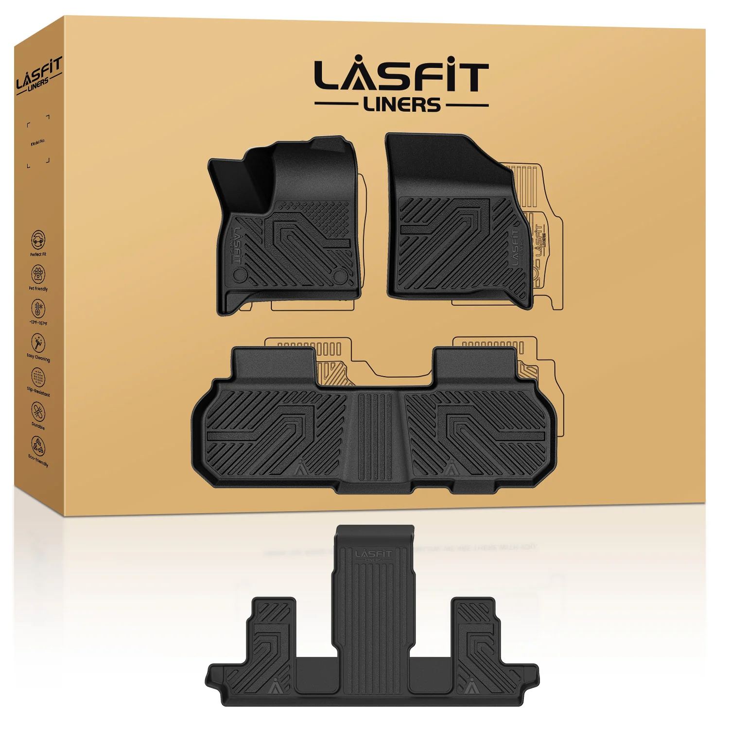 Fit for 2025-2026 Buick Enclave Floor Mats or Seatback & Cargo Mat - Image 27