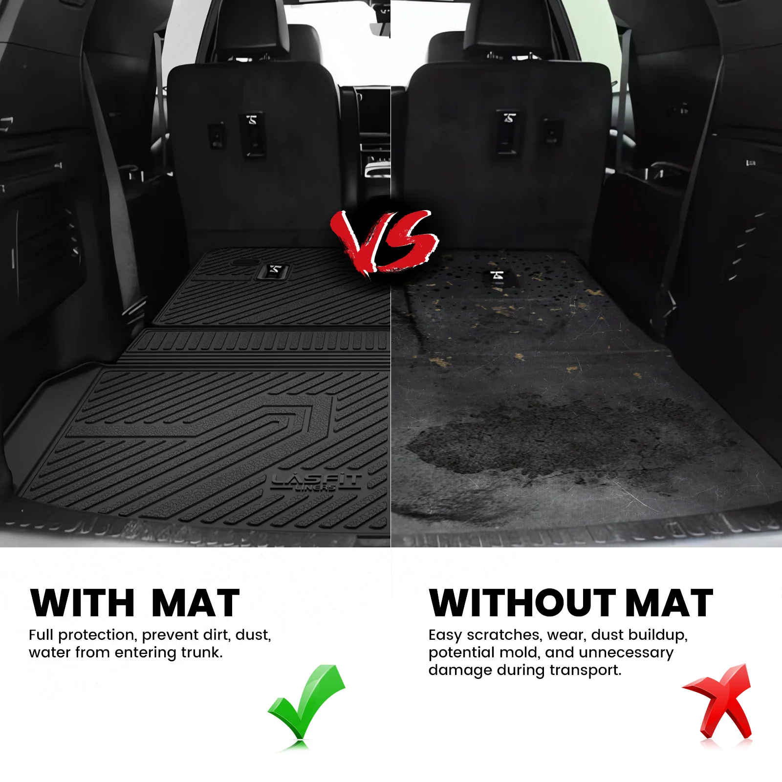Fit for 2024-2026 GMC Acadia Floor Mats or 3rd Row Seatback & Cargo Mat - Image 18