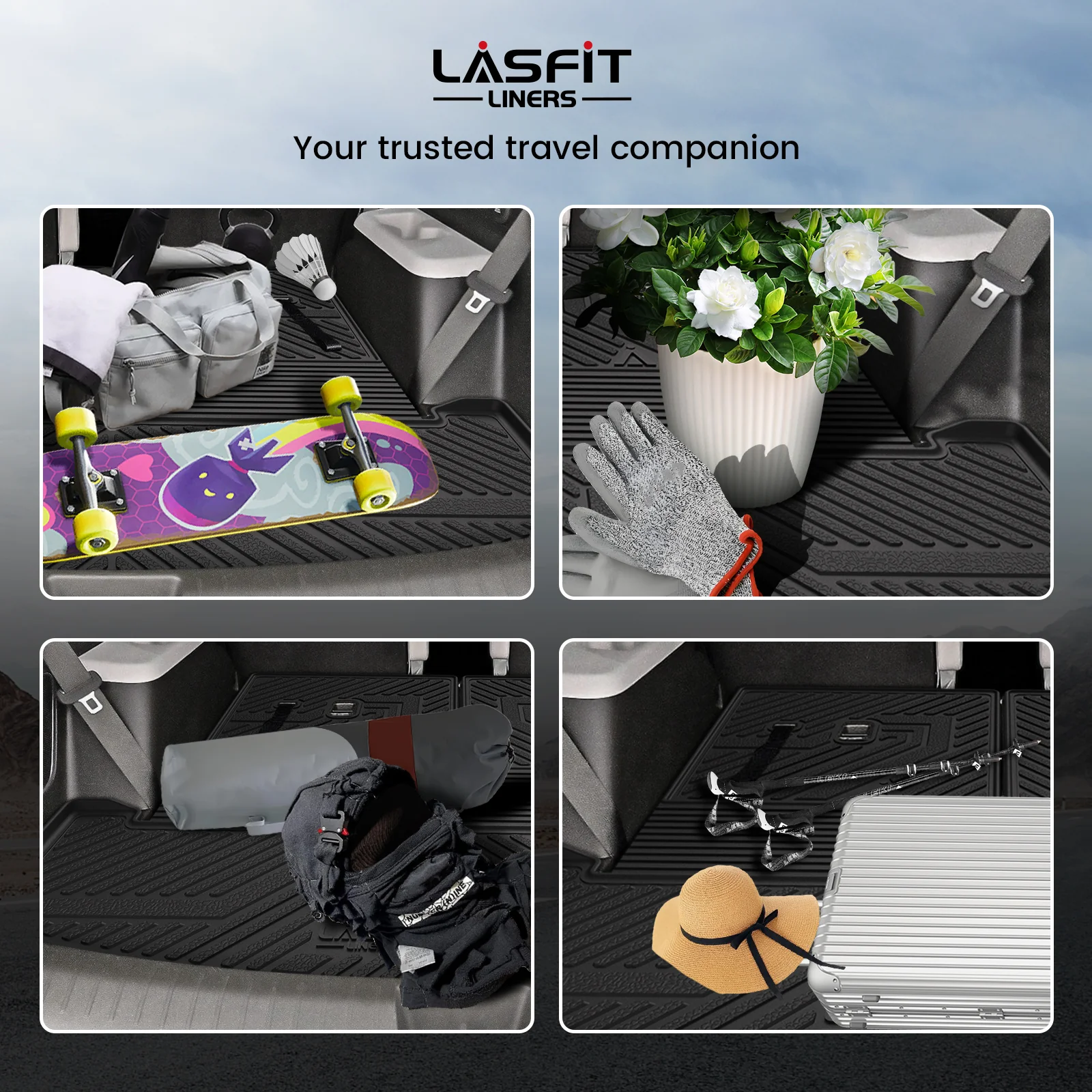 Fit for 2024-2026 Hyundai Santa Fe Floor Mats or Seatback & Cargo Mat - Image 13