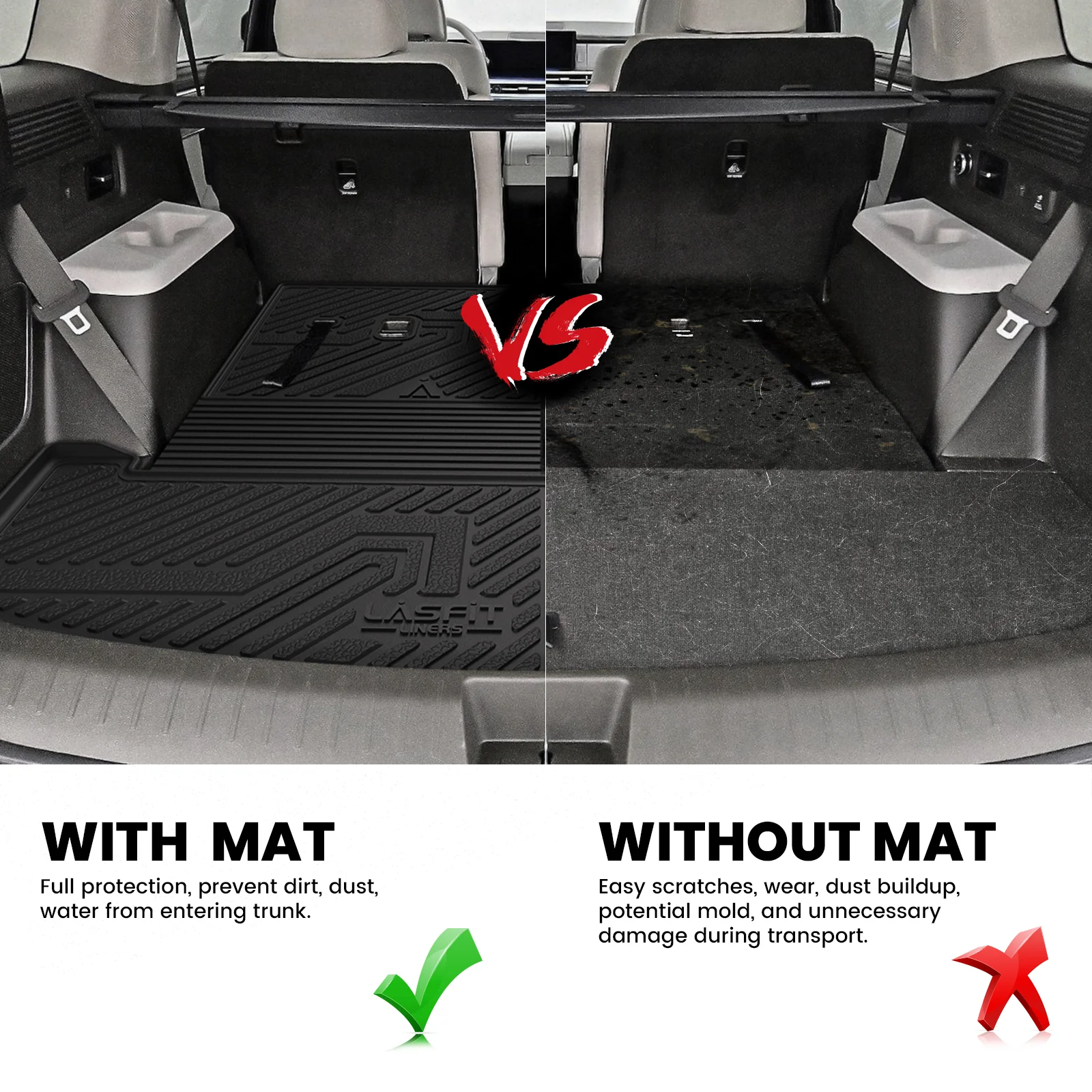 Fit for 2024-2026 Hyundai Santa Fe Floor Mats or Seatback & Cargo Mat - Image 14