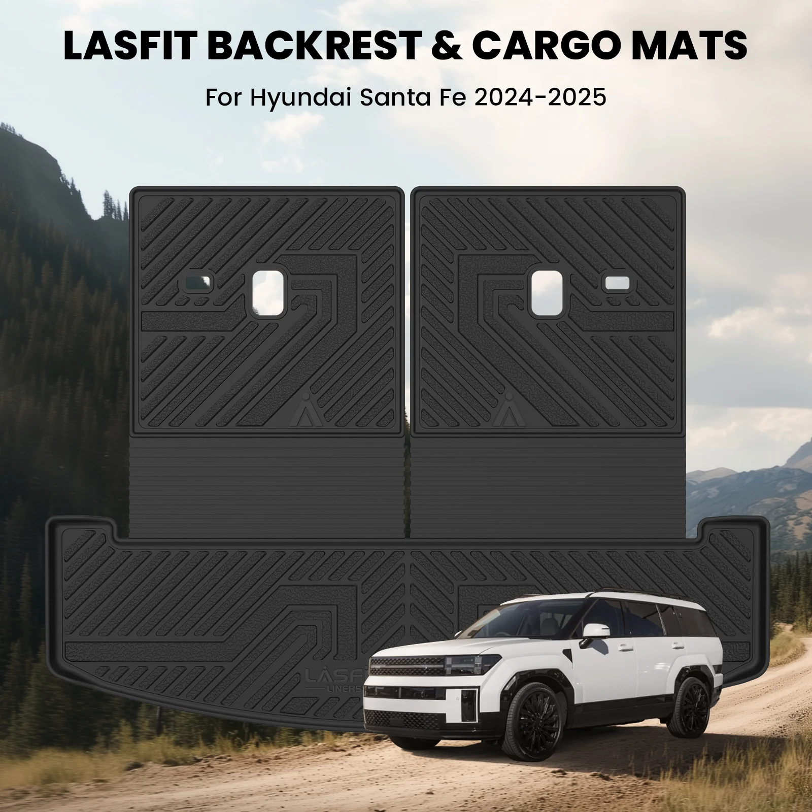 Fit for 2024-2026 Hyundai Santa Fe Floor Mats or Seatback & Cargo Mat - Image 16