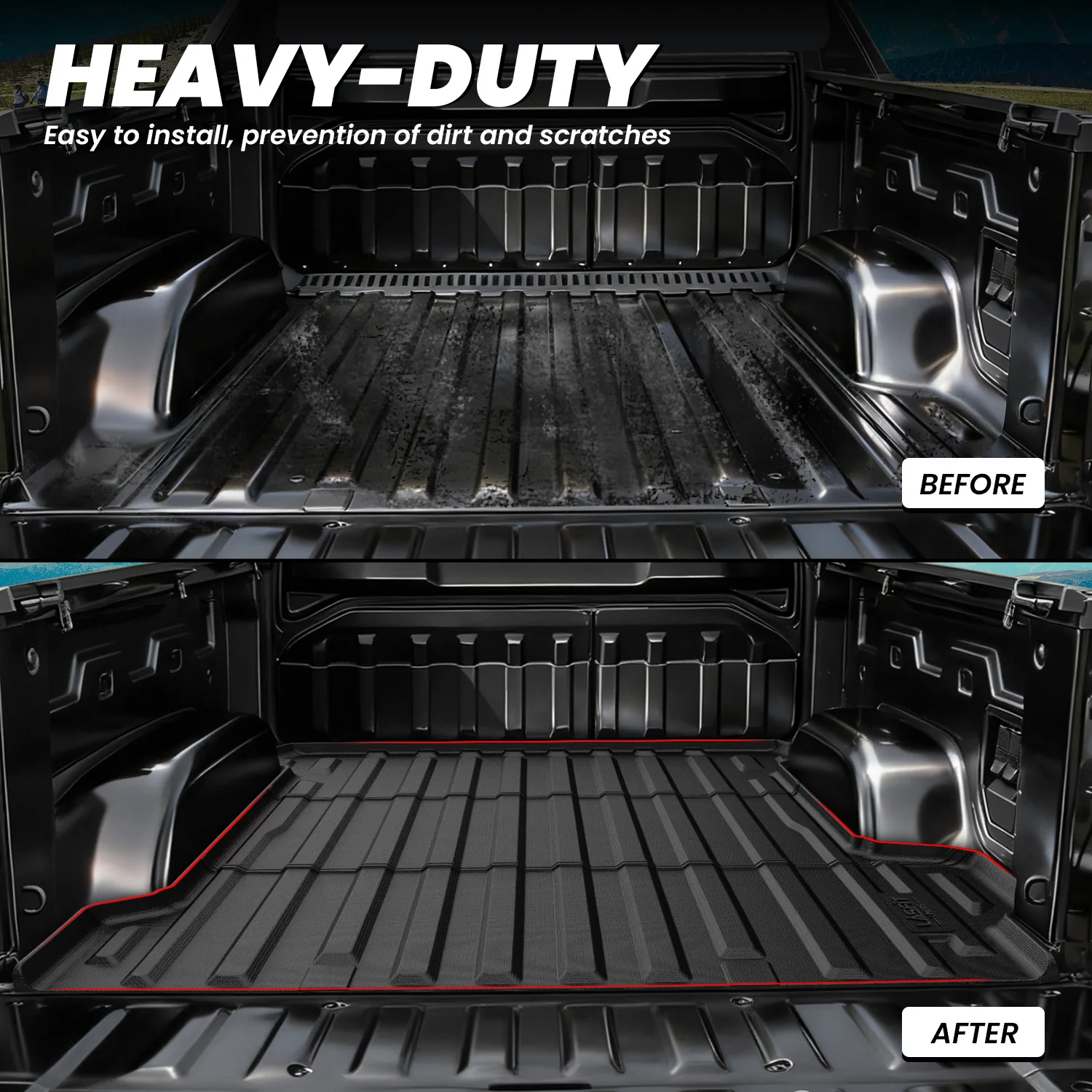 Fit for 2024-2026 Chevrolet Silverado EV 5.9FT Bed Mat - Image 5
