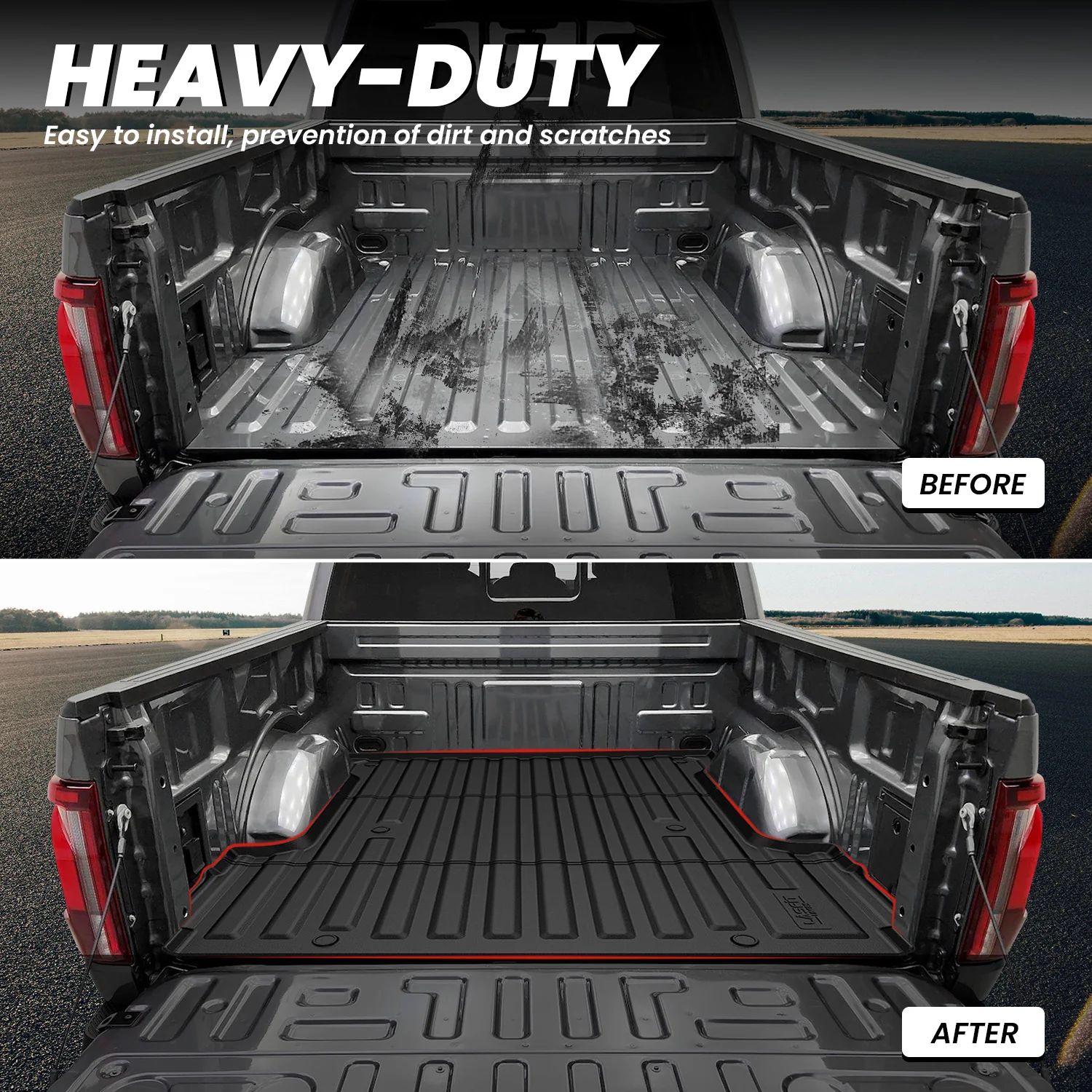 Fit for 2024-2026 Ford F-150 Bed Mat & Tailgate Mat, Including F-150 Lightning - Image 13