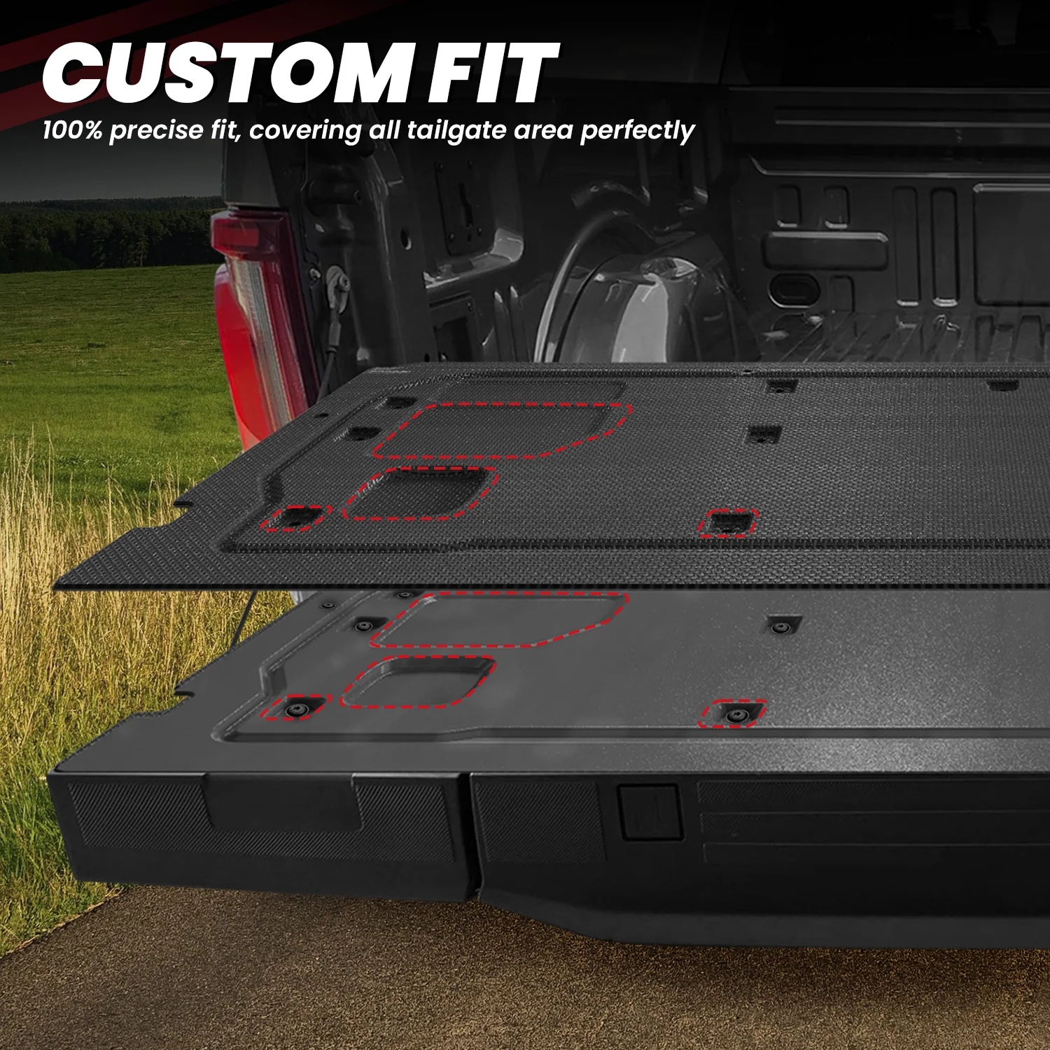Fit for 2024-2026 Ford F-150 Bed Mat & Tailgate Mat, Including F-150 Lightning - Image 15