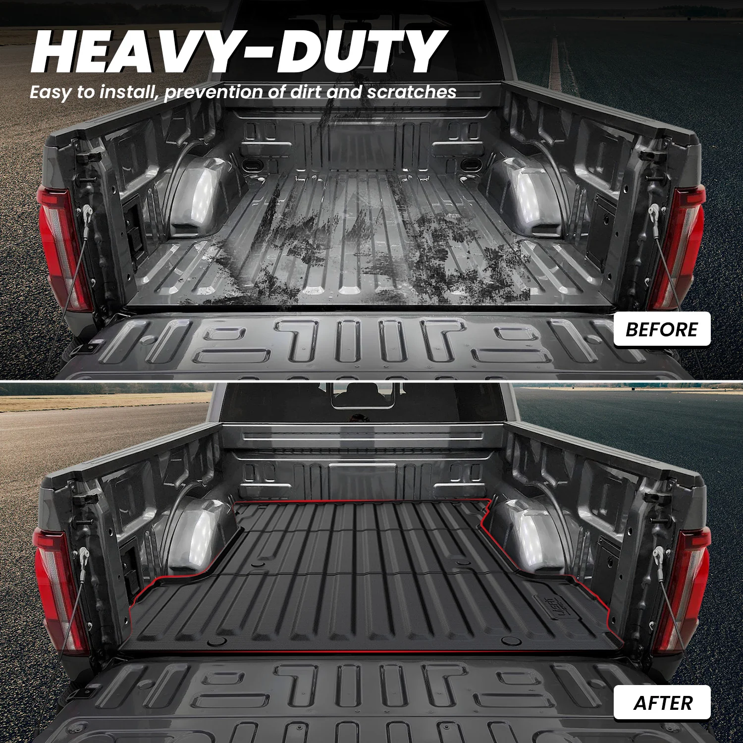 Fit for 2024-2026 Ford F-150 Bed Mat & Tailgate Mat, Including F-150 Lightning - Image 25