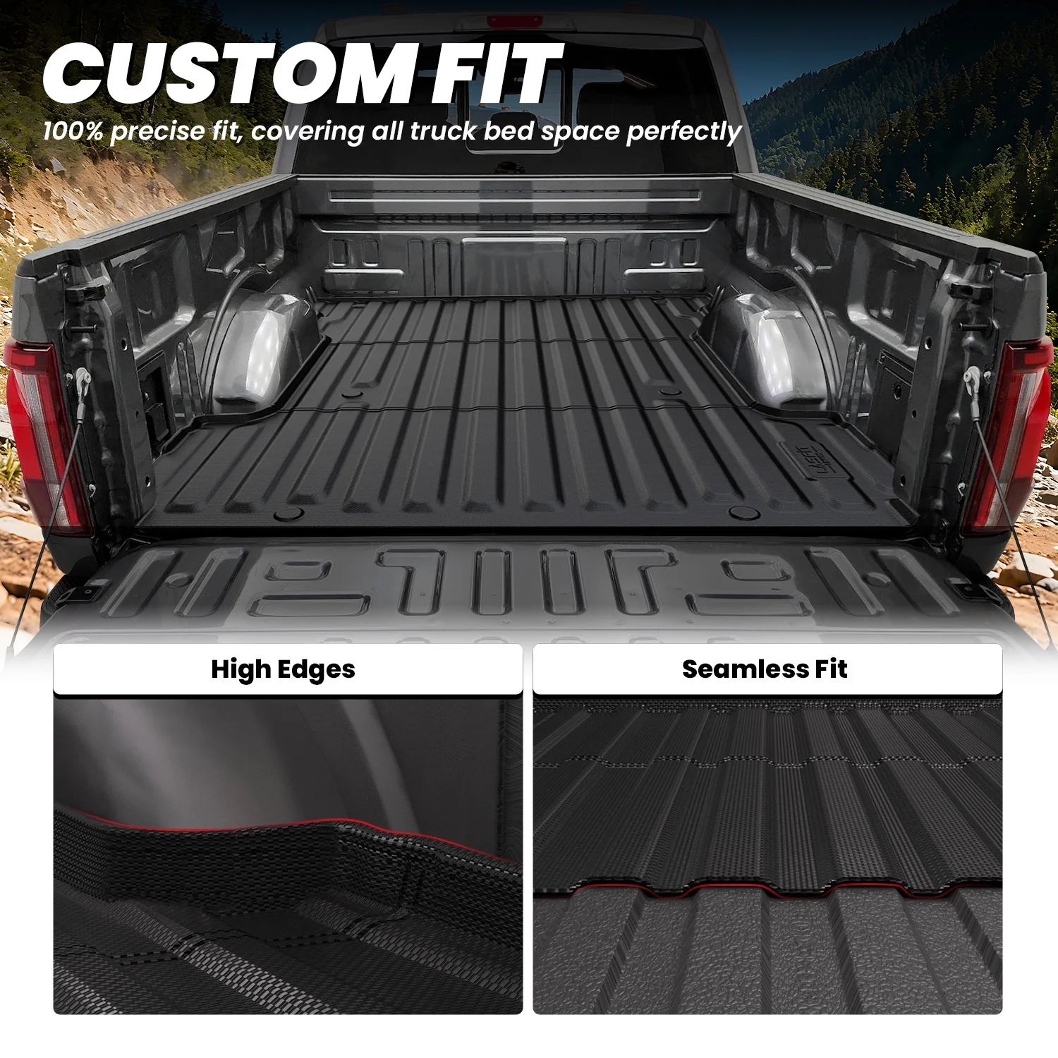 Fit for 2024-2026 Ford F-150 Bed Mat & Tailgate Mat, Including F-150 Lightning - Image 33
