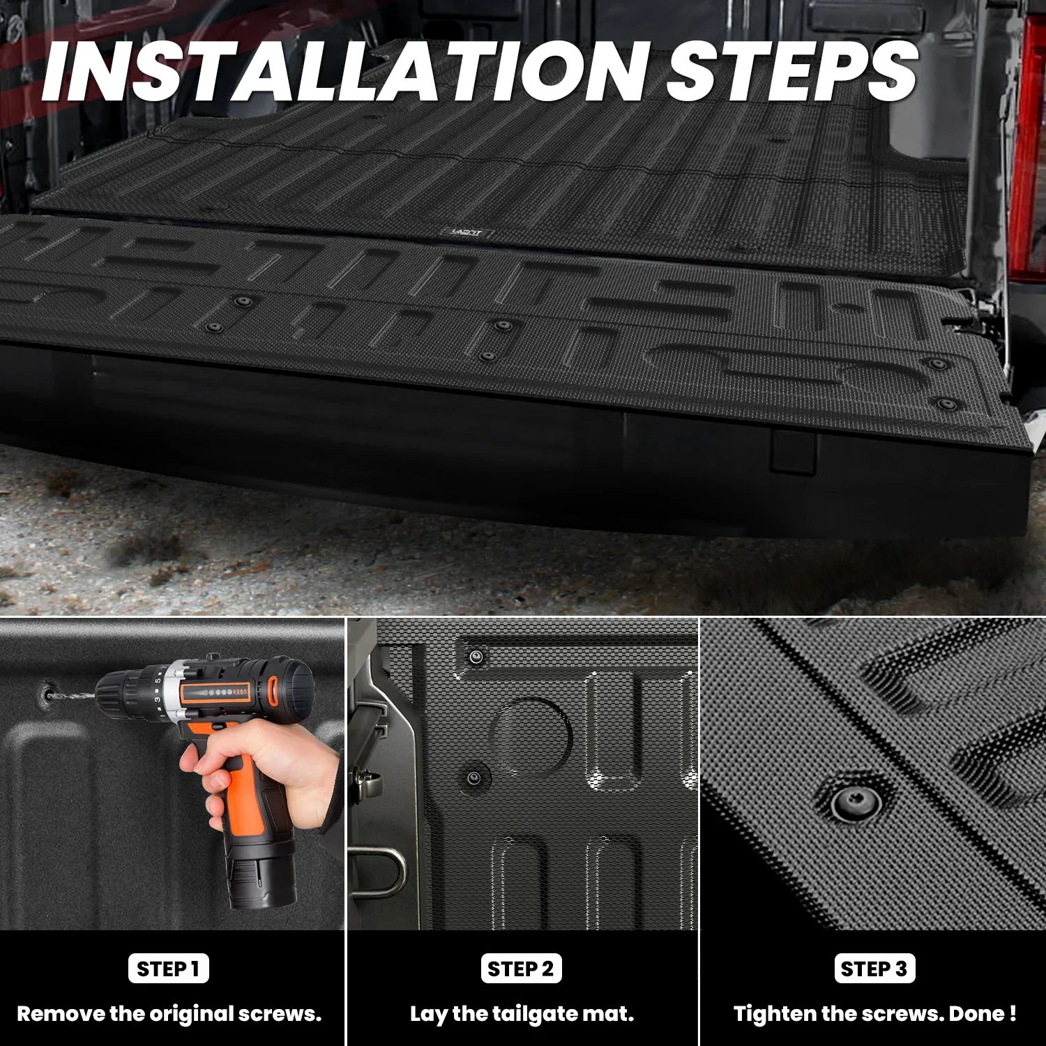 Fit for 2024-2026 Ford F-150 Bed Mat & Tailgate Mat, Including F-150 Lightning - Image 8