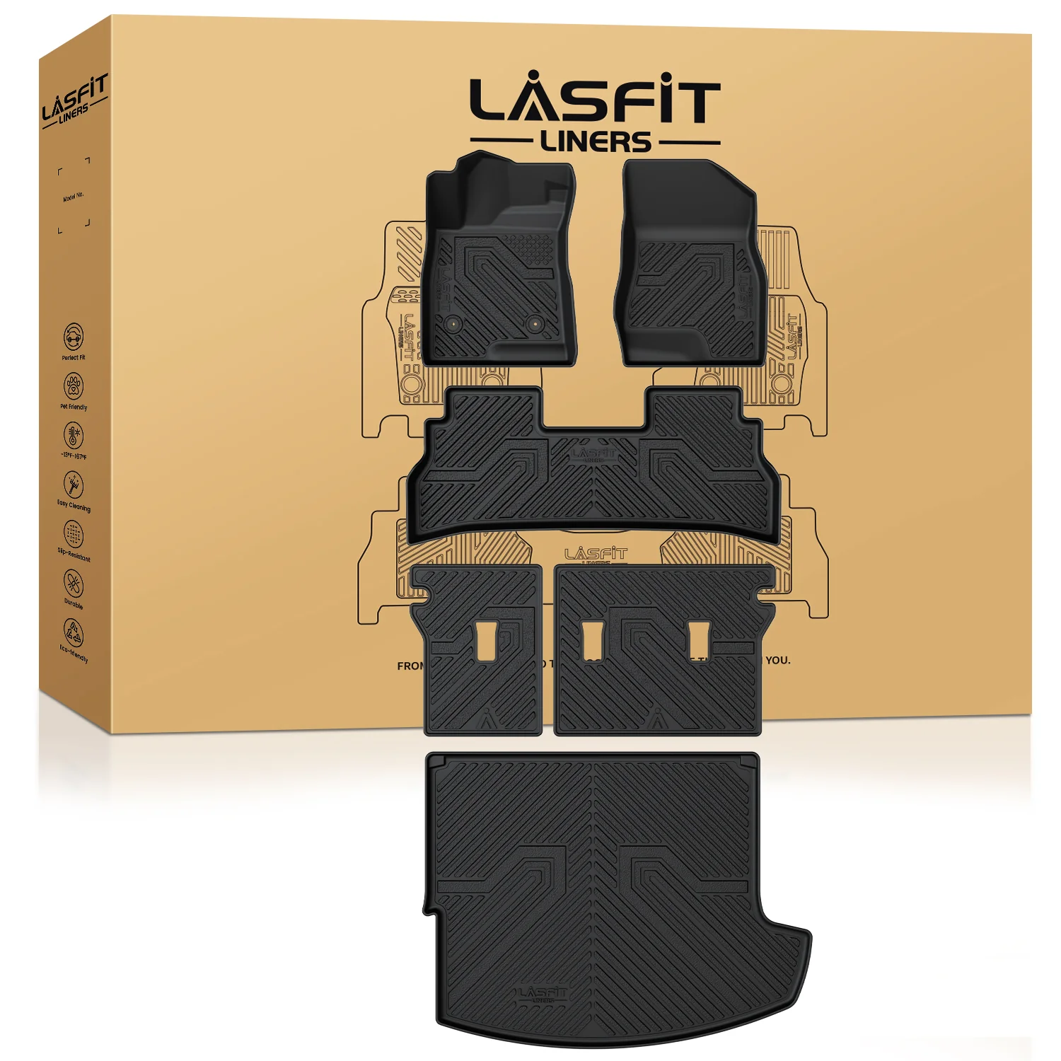 Fit for 2024-2026 Buick Envista Floor Mats & Seatback & Cargo Mat - Image 8