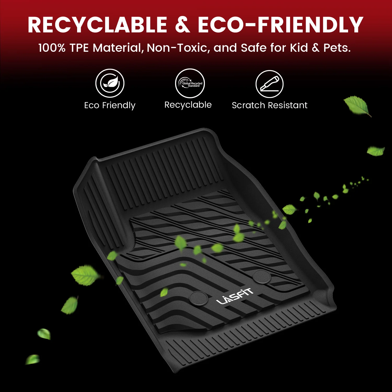 Fit for 2015-2022 Chevrolet Colorado Floor Mats, Fit Carpet Floor Only - Image 8