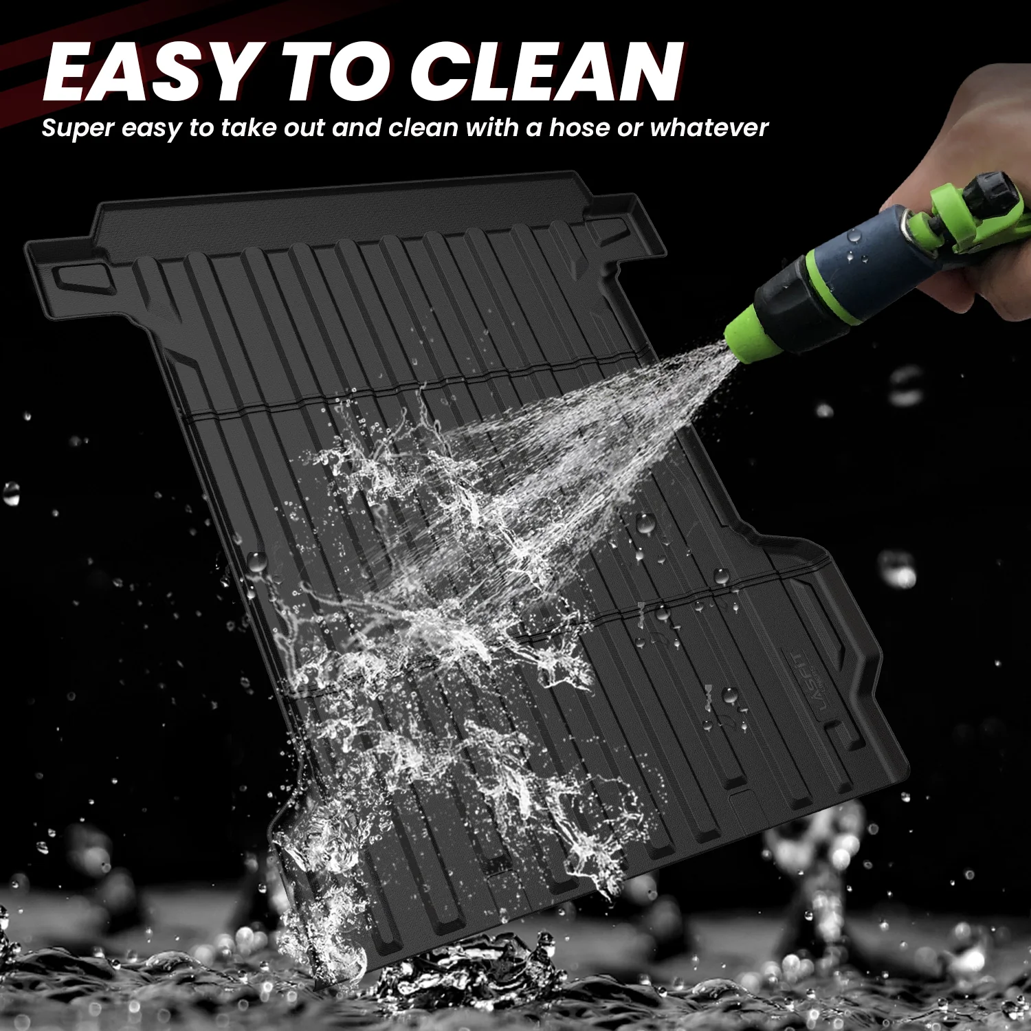 Fit for 2024-2026 GMC Sierra EV 5.9FT Bed Mat, Fit With Multi-Flex Midgate Only - Image 6