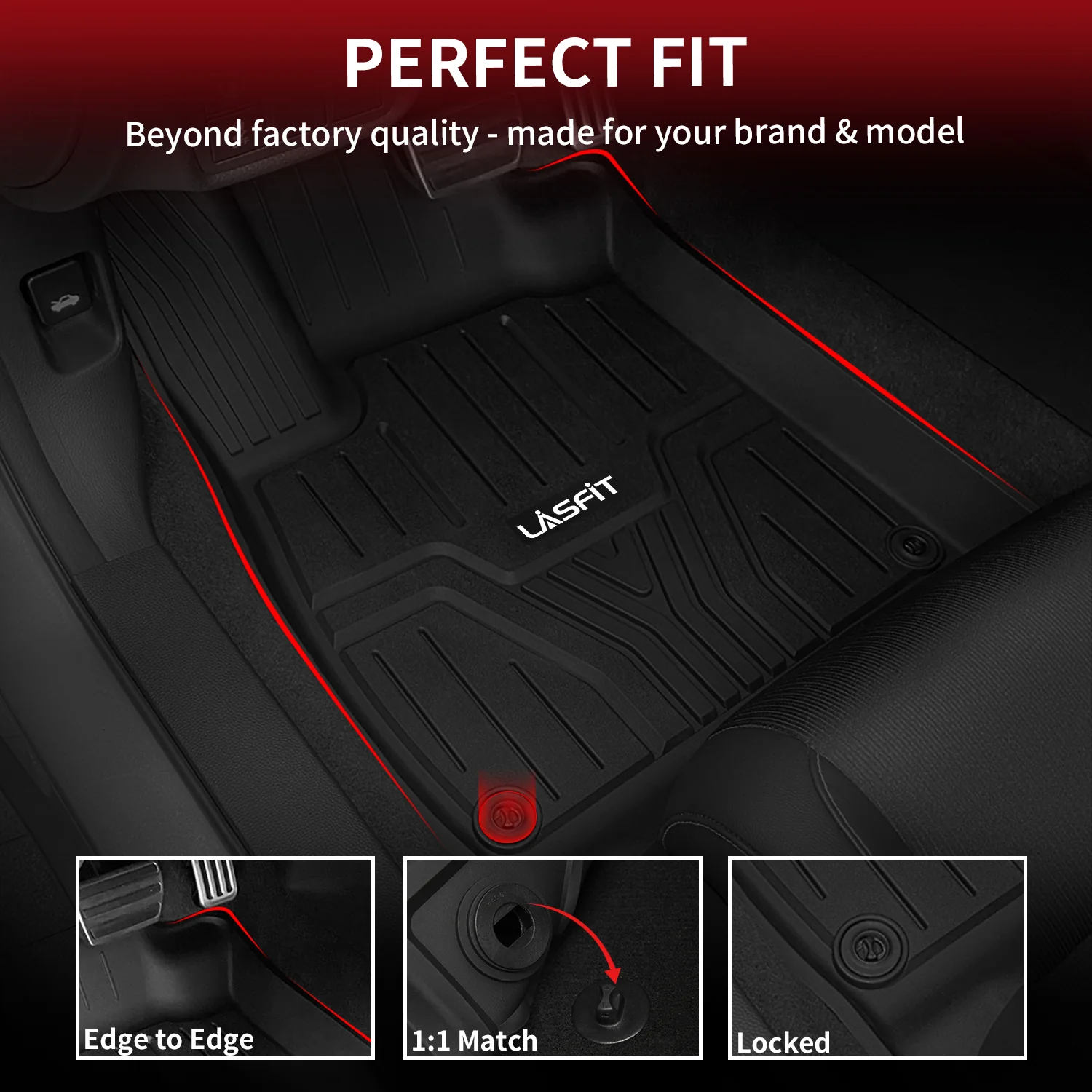 Fit for 2023-2026 Honda Pilot Custom TPE Floor Mats or Seatback & Cargo Mats - Image 12