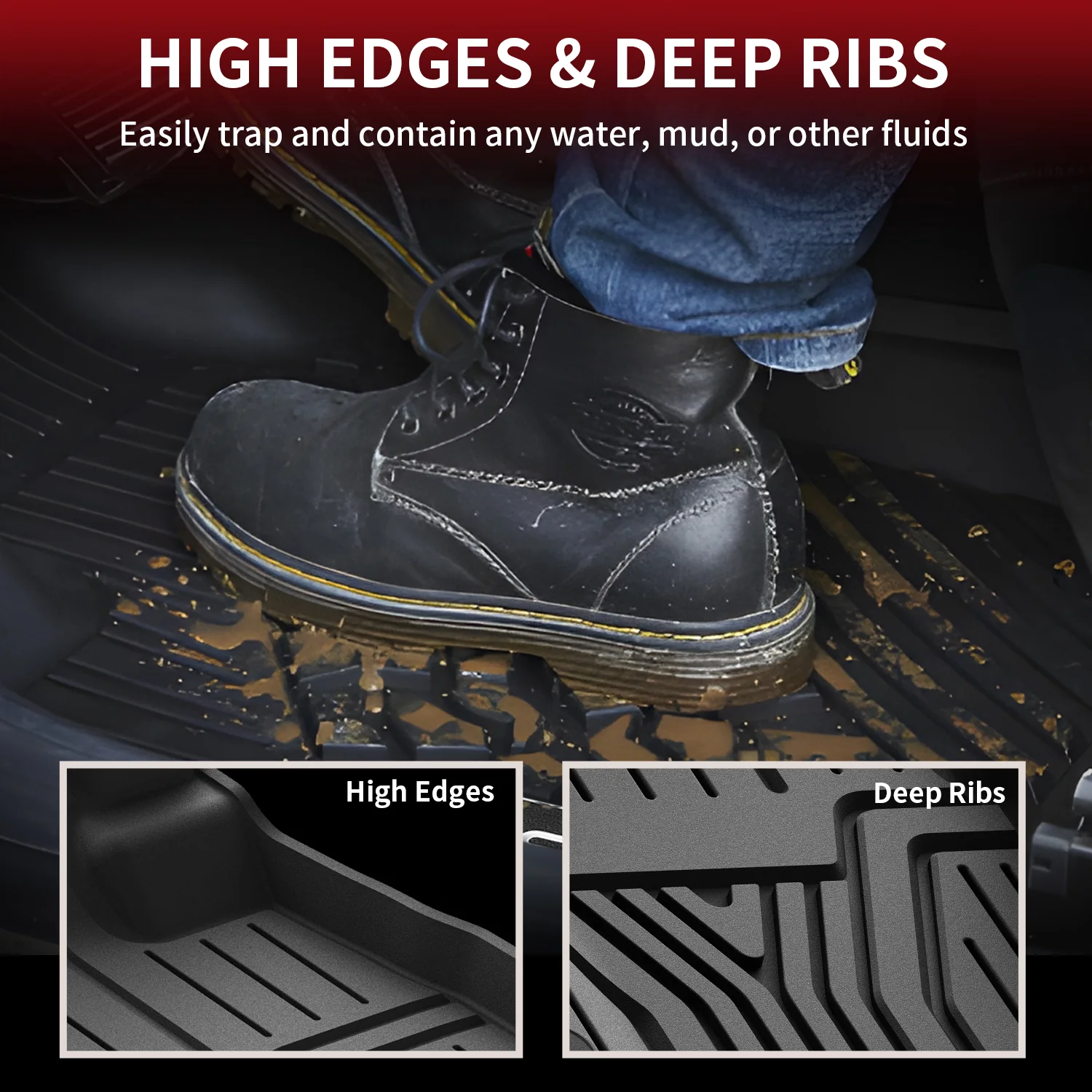 Fit for 2023-2026 Honda Pilot Custom TPE Floor Mats or Seatback & Cargo Mats - Image 15