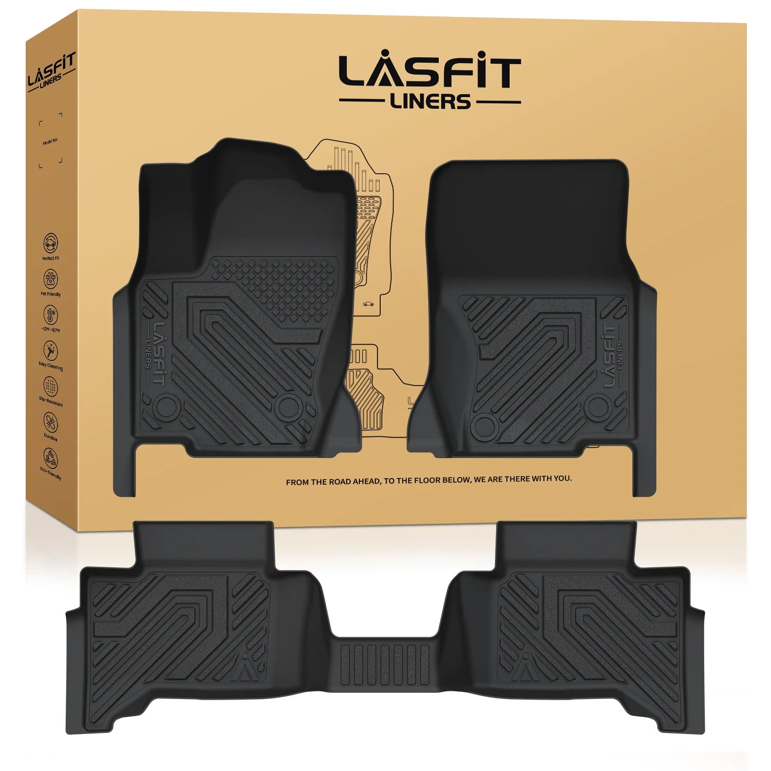 Fit for 2024-2026 Lexus GX550 Floor Mats, Fit 5-seater and With Cool Box Only - Image 8
