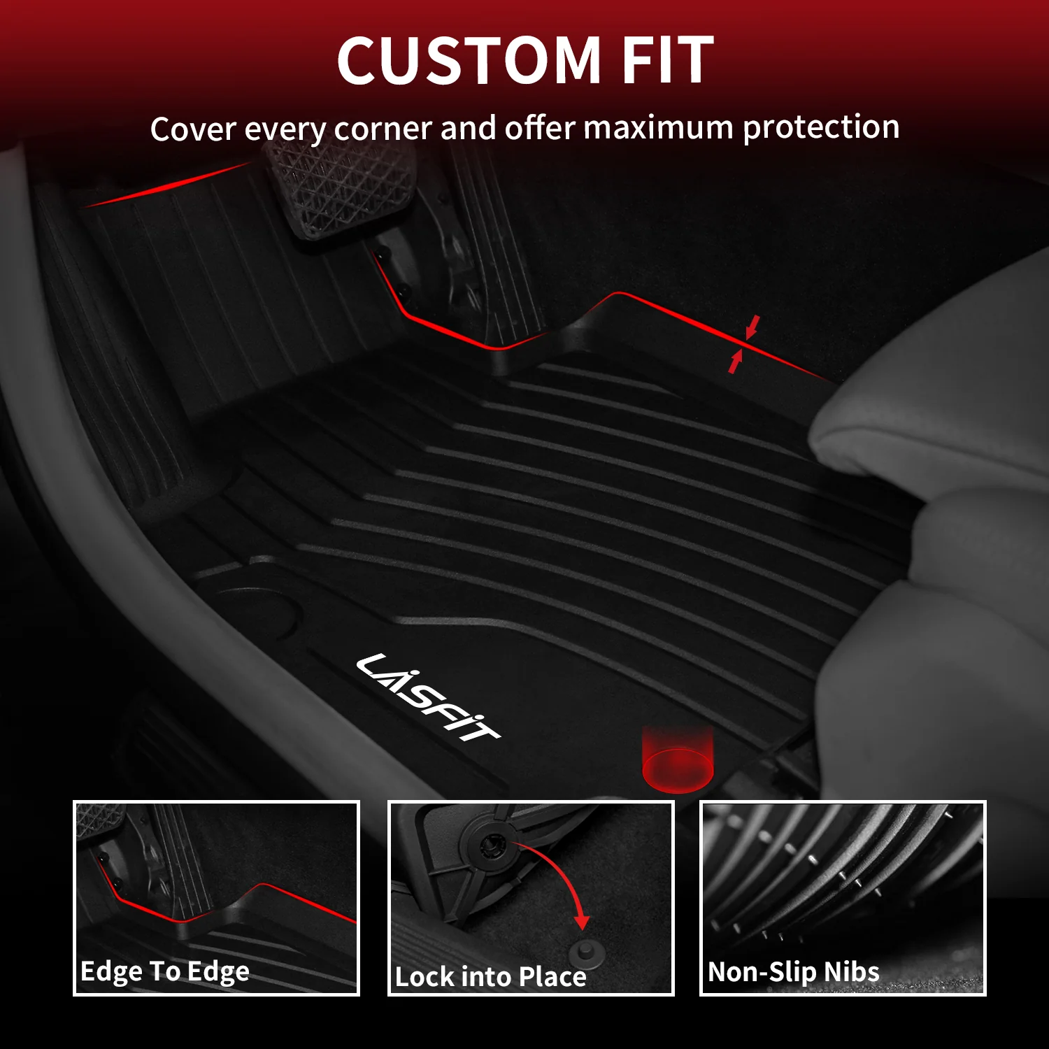 Fit for 2023-2026 Mercedes-Benz GLC Floor Mats or Cargo Mat, Don't Fit Coupe - Image 11