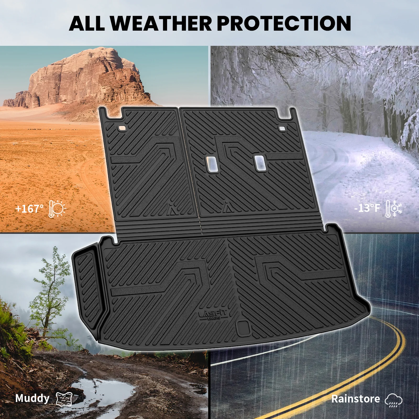 Fit for 2024-2026 Toyota Grand Highlander Floor Mats or Cargo Mat, Fit Gas & Hybrid, Not fit 2024 Toyota Grand Highlander XLE 7-seater - Image 33