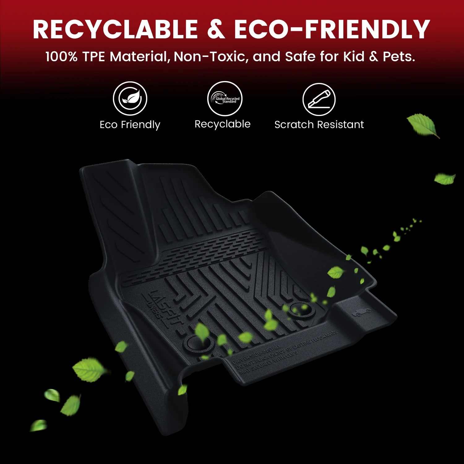 Fit for 2008-2011 Toyota Tacoma Floor Mats, Fit Auto Trans Only - Image 18