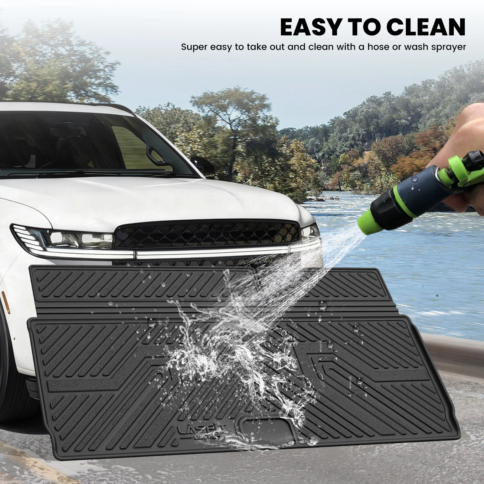 Fit for 2025-2026 Lincoln Navigator L / Navigator Standard Cargo & 3rd Row Seatback Mats - Image 14