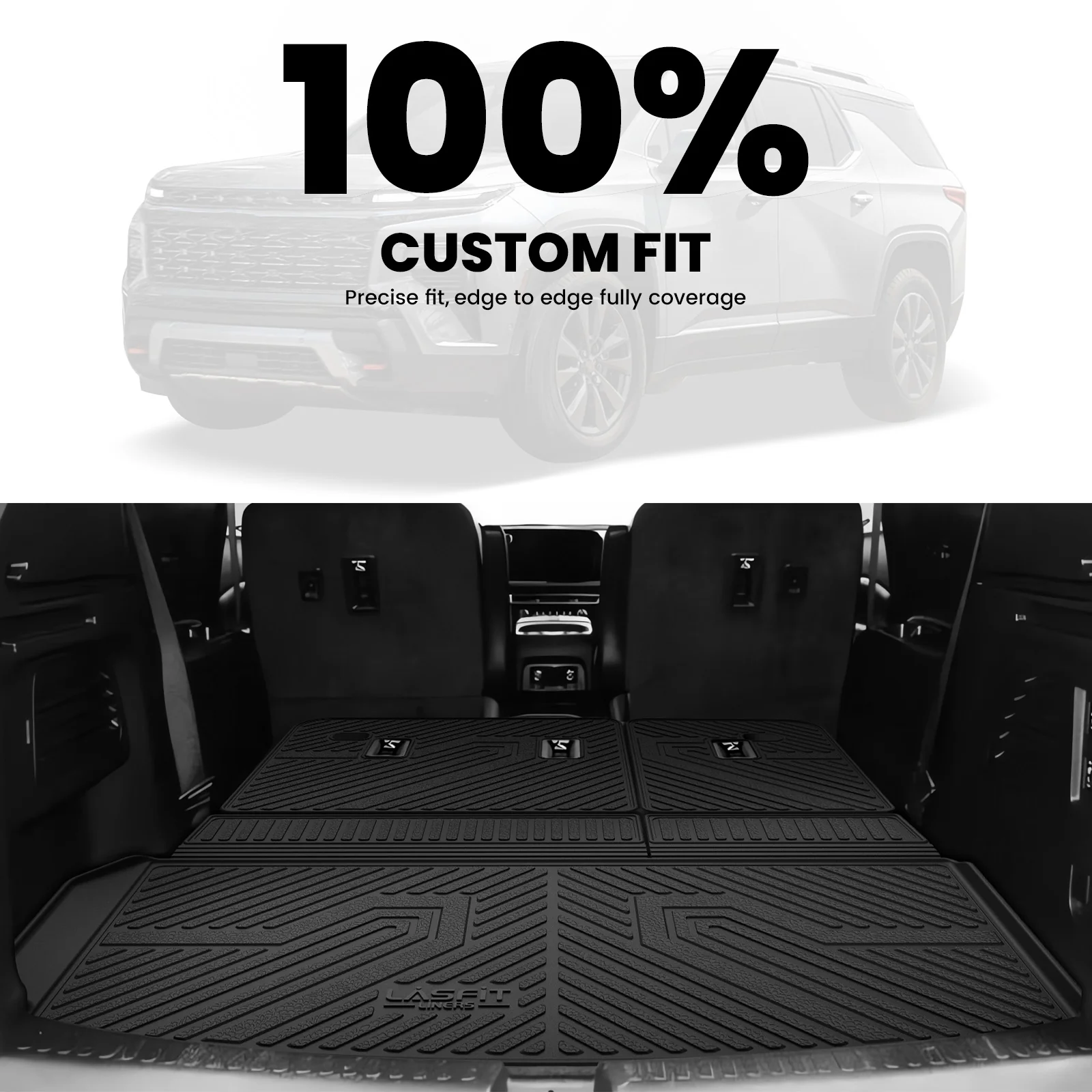 Fit for 2025-2026 Buick Enclave Floor Mats or Seatback & Cargo Mat - Image 13