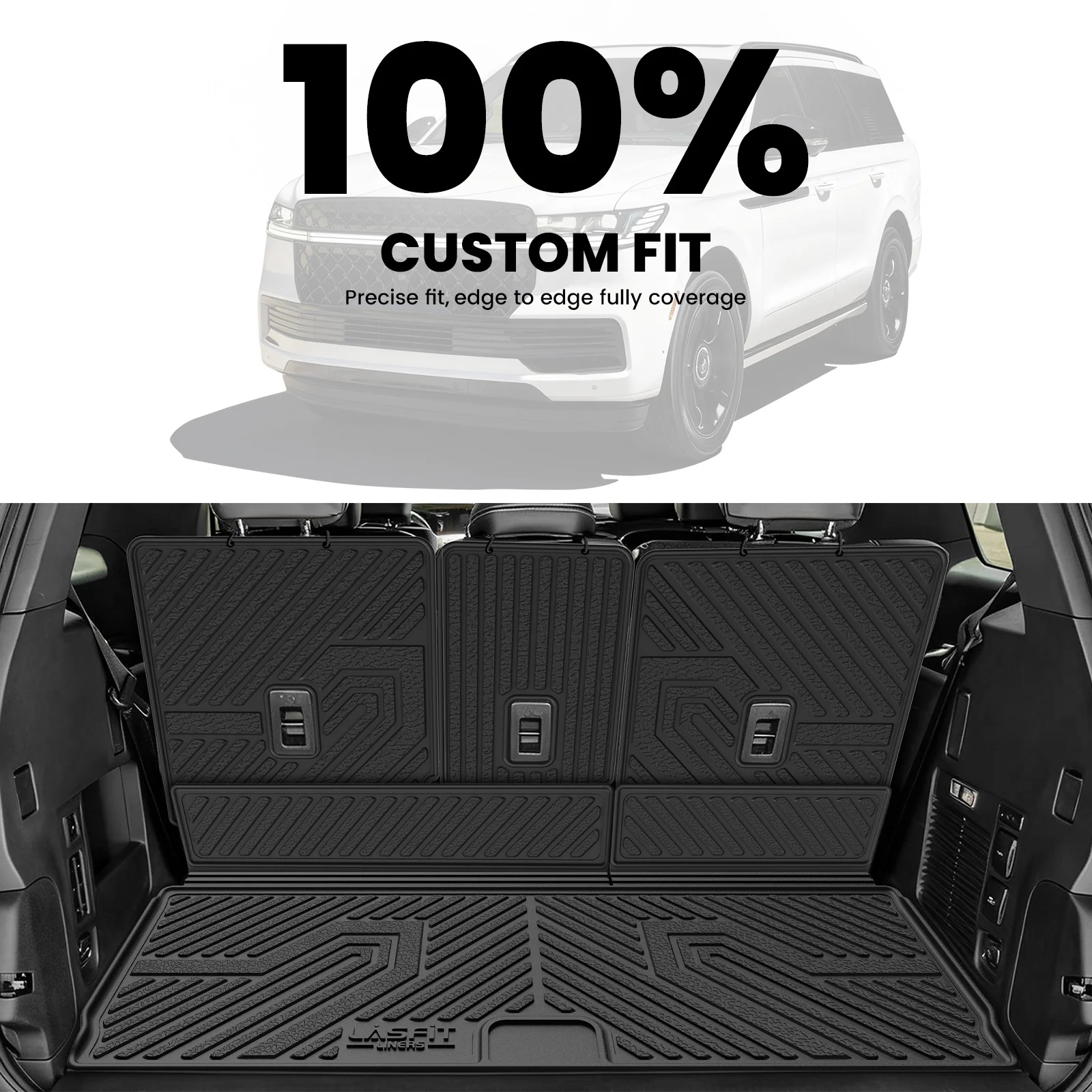 Fit for 2025-2026 Ford Expedition / Expedition Max Floor Mats or Seatback & Cargo Mats - Image 34