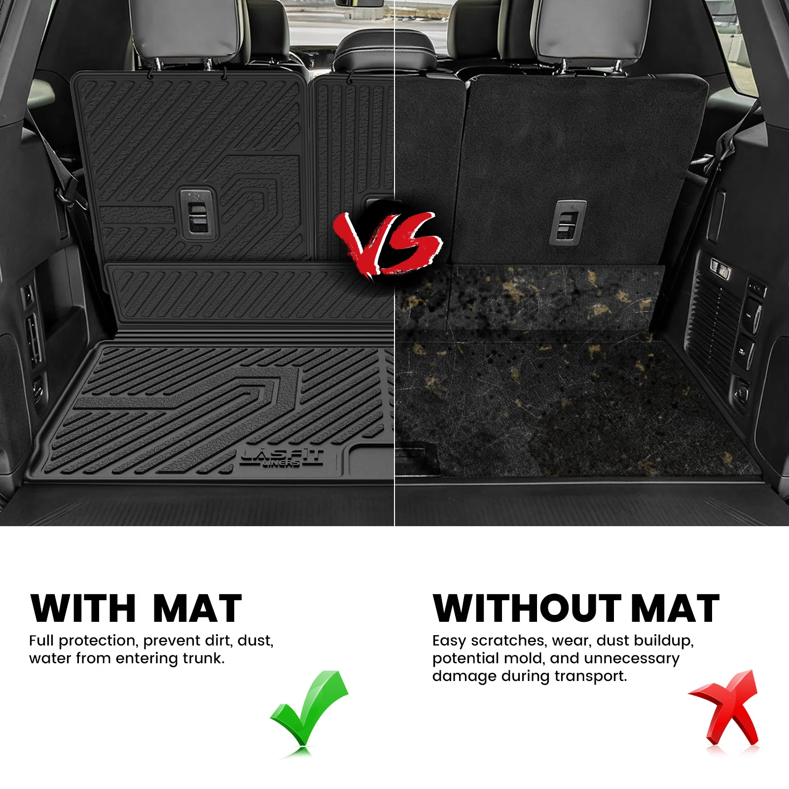 Fit for 2025-2026 Ford Expedition / Expedition Max Floor Mats or Seatback & Cargo Mats - Image 36