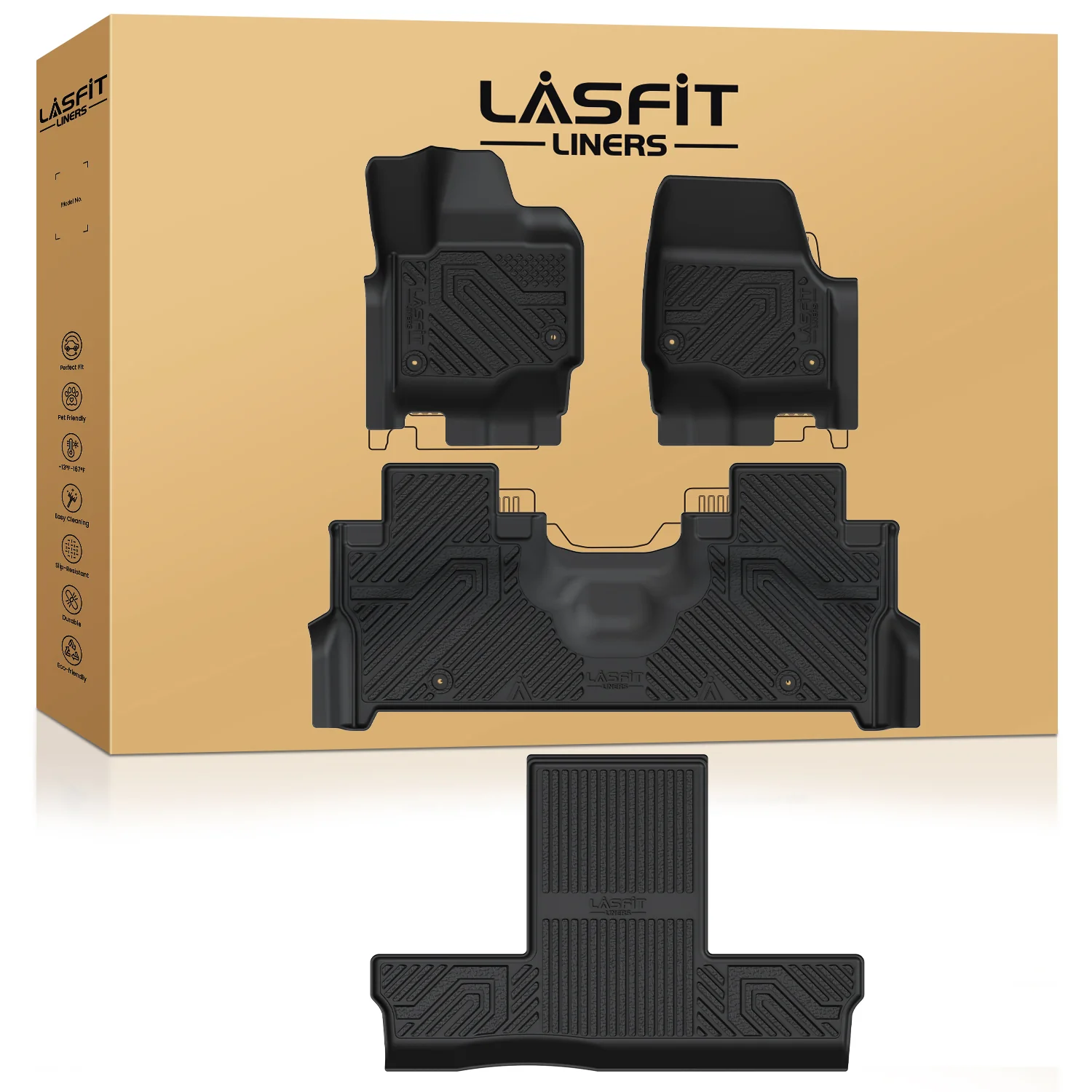 Fit for 2025-2026 Ford Expedition / Expedition Max Floor Mats or Seatback & Cargo Mats - Image 49