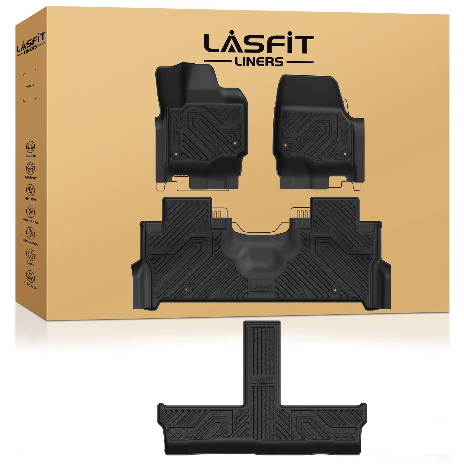 Fit for 2025-2026 Ford Expedition / Expedition Max Floor Mats or Seatback & Cargo Mats - Image 65
