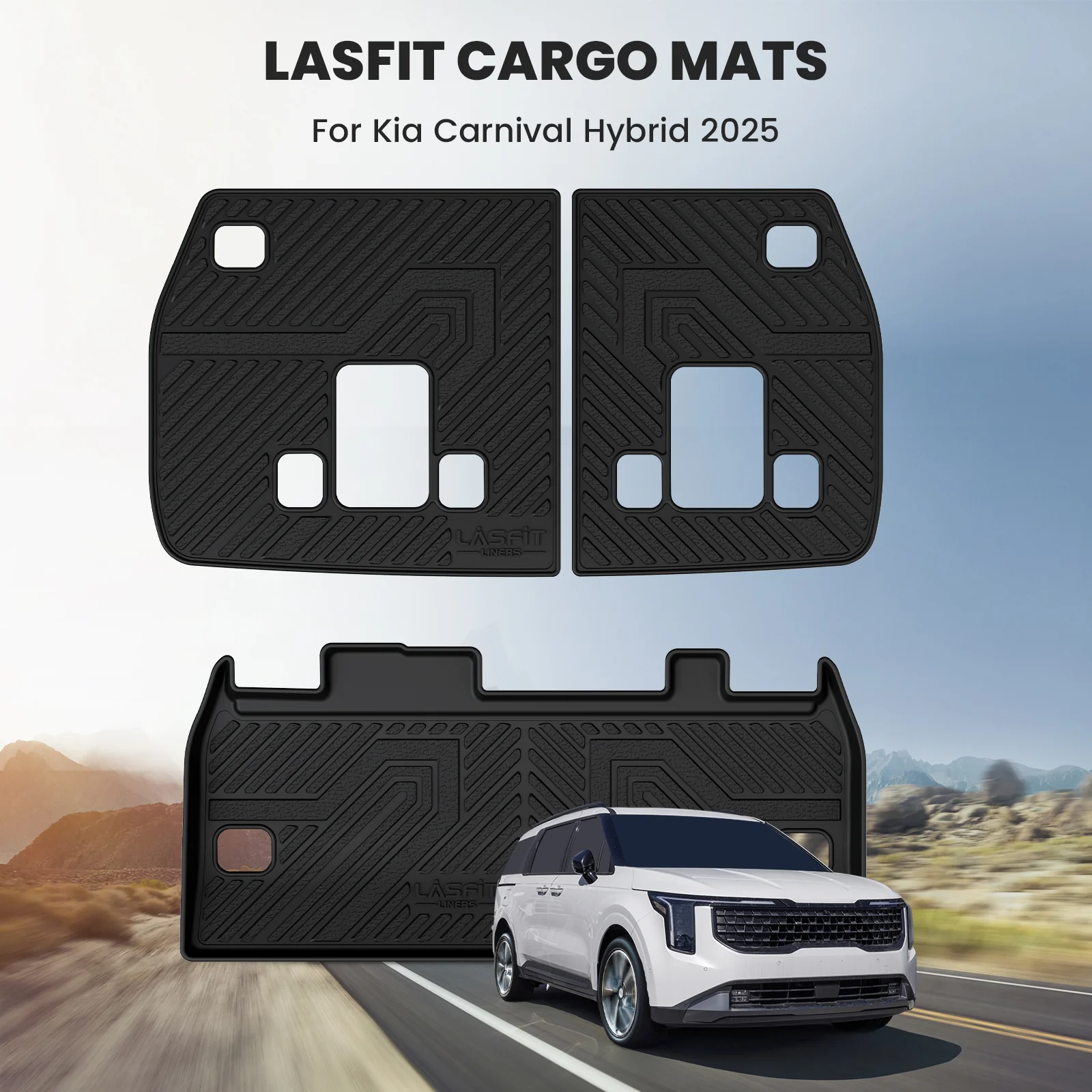 Fit for 2022-2026 Kia Carnival / Carnival Hybrid Floor Mats or Seatback & Cargo Mats - Image 10