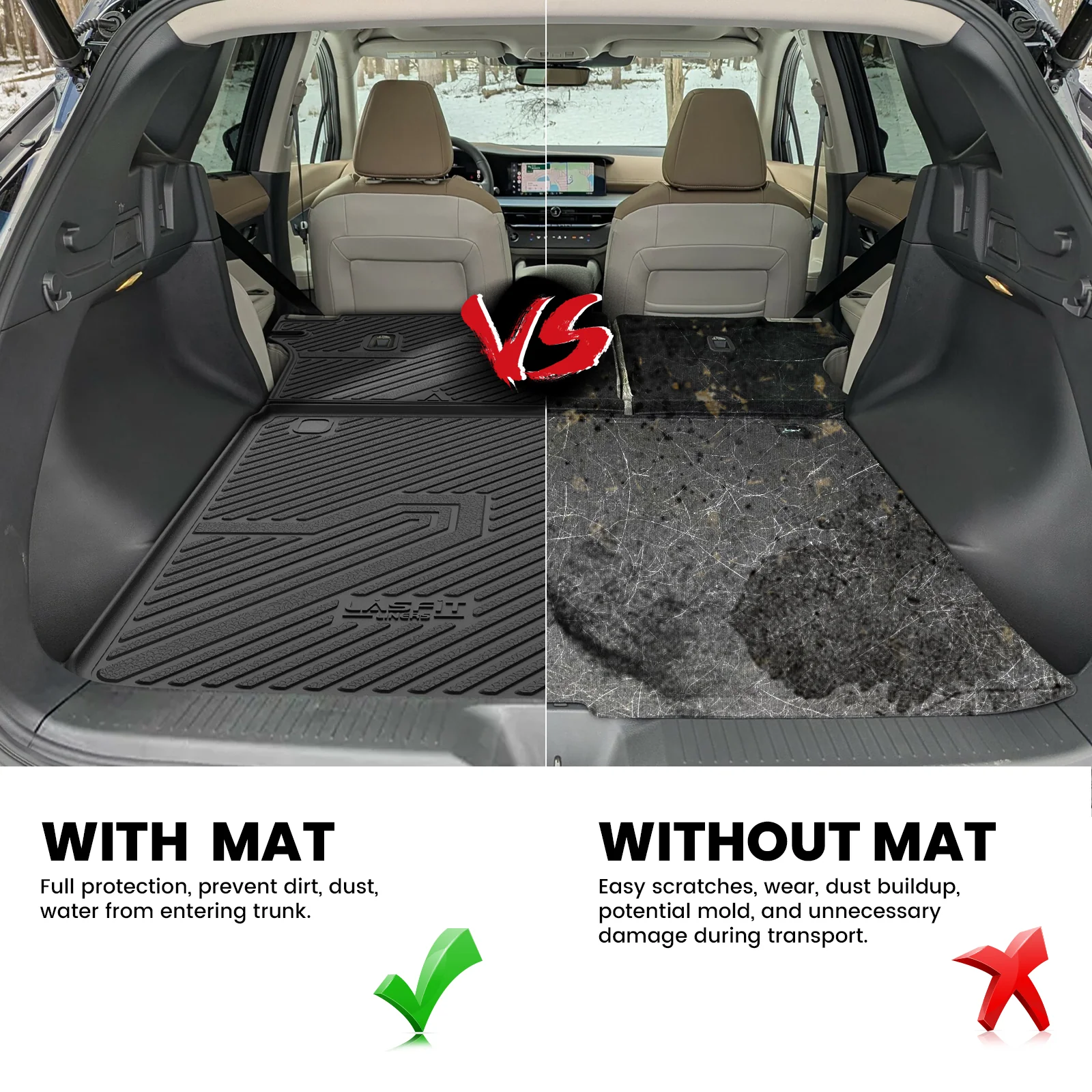 Fit for 2025-2026 Nissan Murano Floor Mats or Cargo & Seatback Mats - Image 13