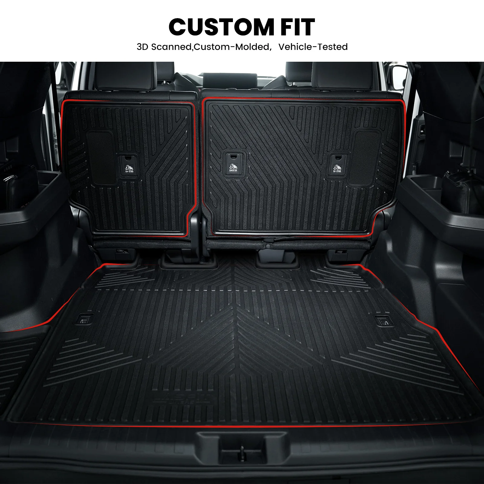Fit for 2025-2026 Toyota 4Runner Floor Mats or Seatback Mat or Cargo Mat - Image 35