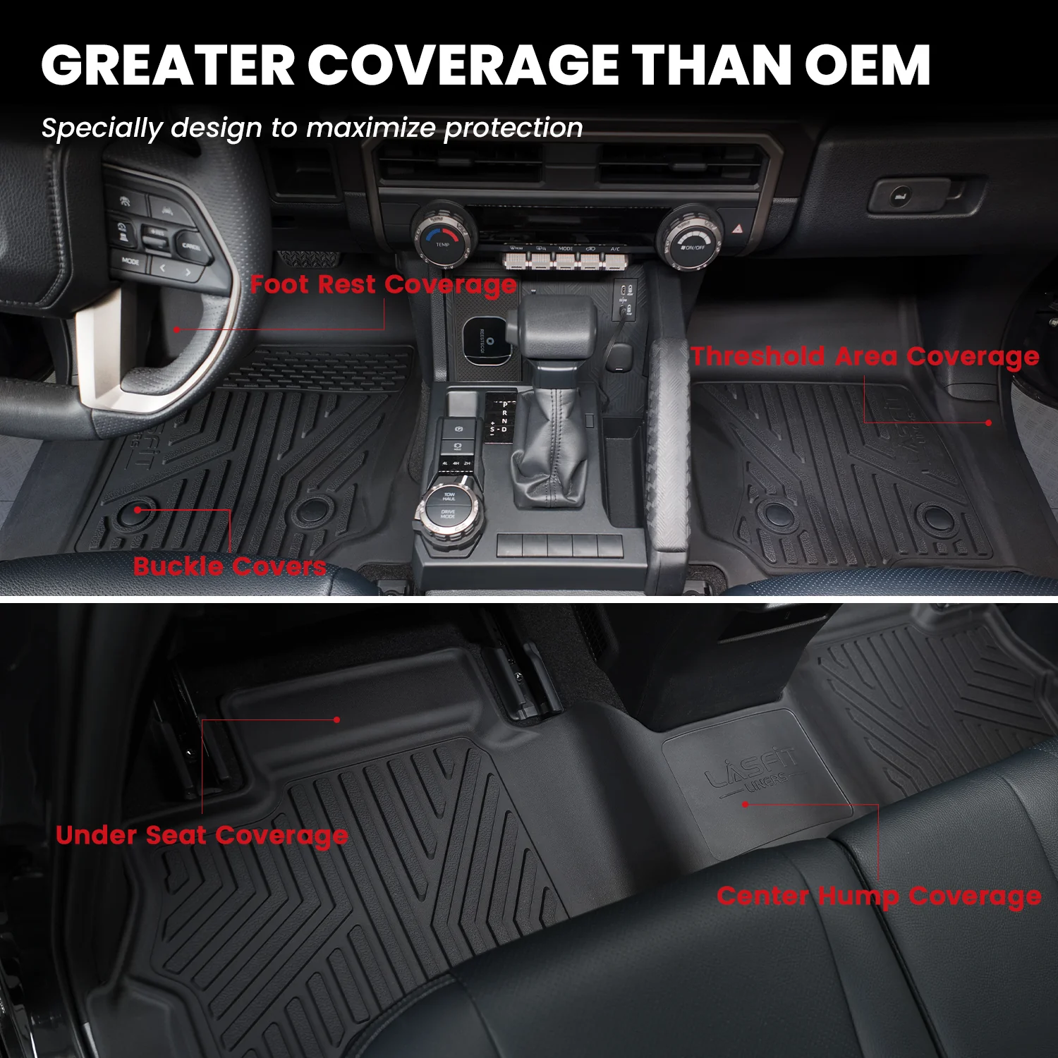Fit for 2025-2026 Toyota 4Runner Floor Mats or Seatback Mat or Cargo Mat - Image 4