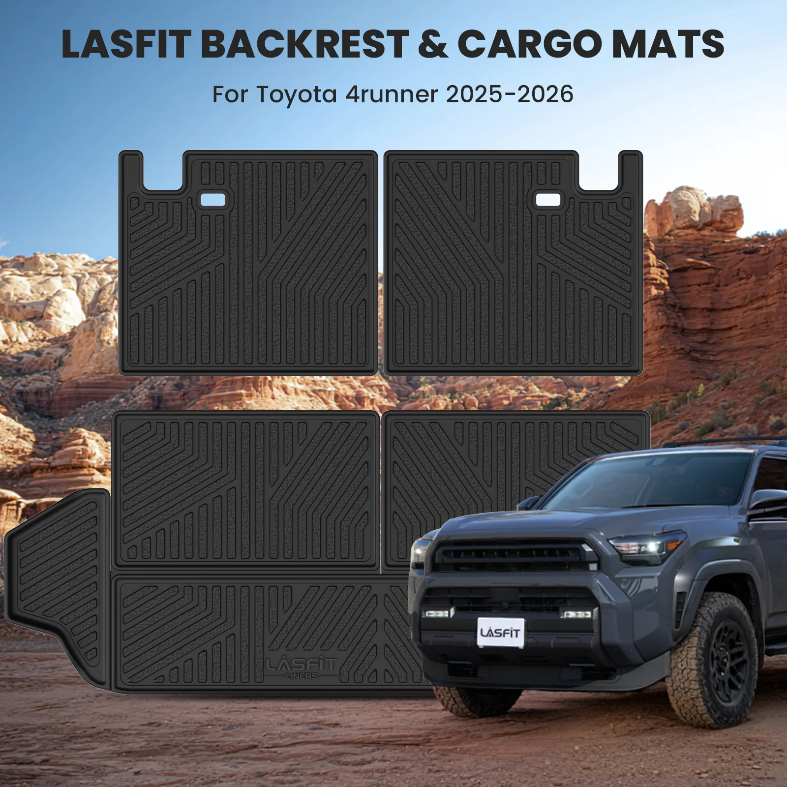 Fit for 2025-2026 Toyota 4Runner Floor Mats or Seatback Mat or Cargo Mat - Image 92