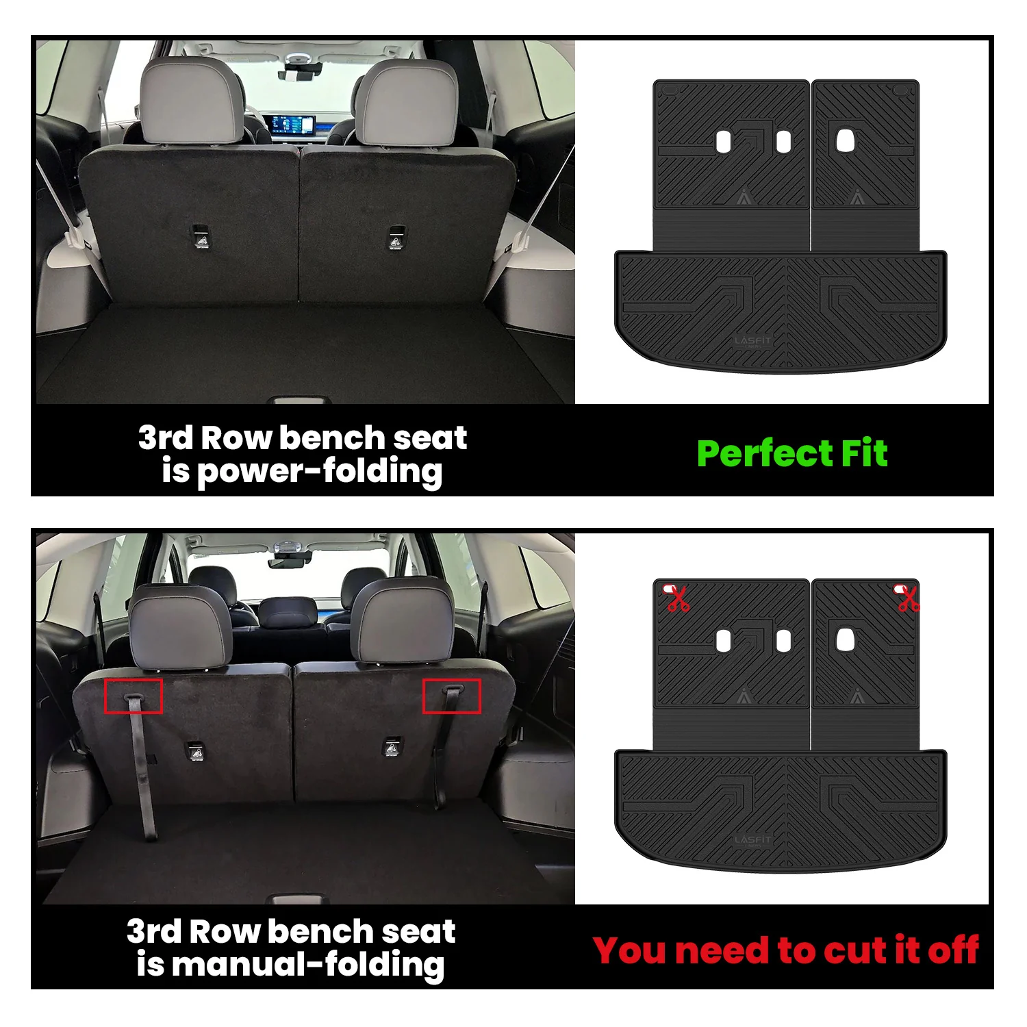 Fit for 2026 Hyundai Ioniq 9 Floor Mats or Seatback & Cargo Mat - Image 9