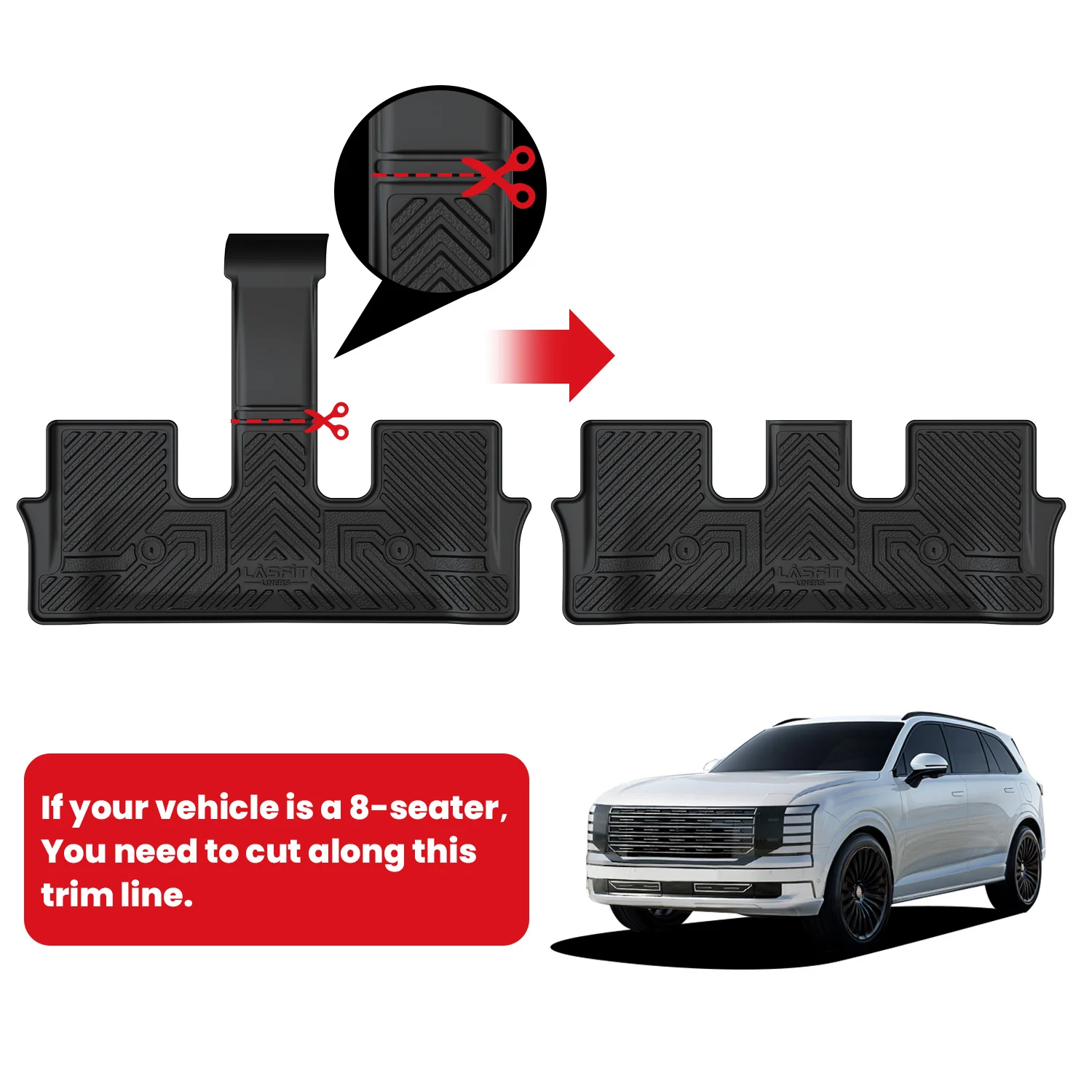 Fit for 2026 Hyundai Palisade Floor Mats or Seatback & Cargo Mat - Image 33