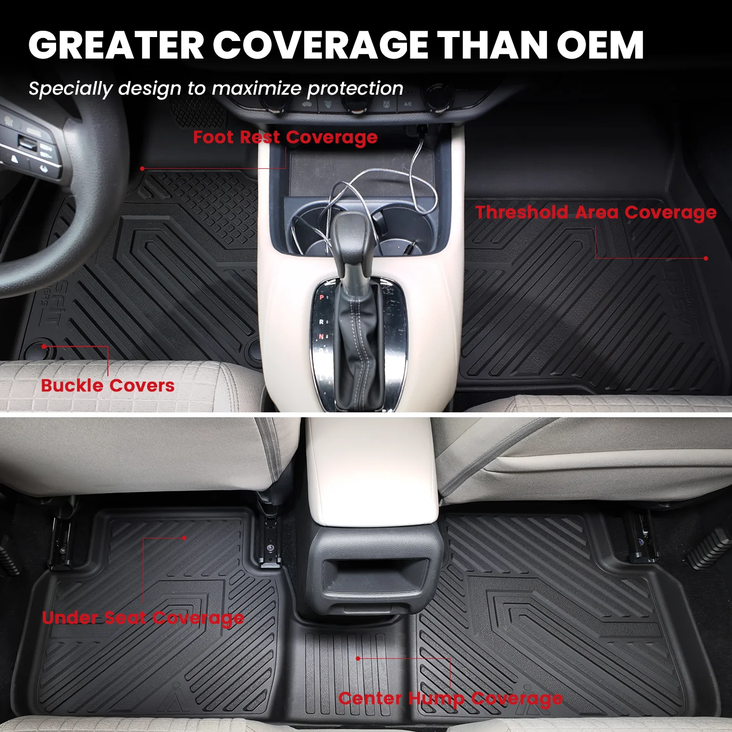 Fit for 2026 Hyundai Palisade Floor Mats or Seatback & Cargo Mat - Image 5