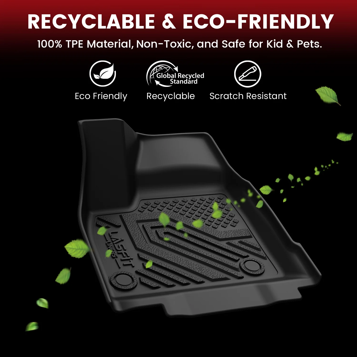Fit for 2026 Nissan Leaf Floor Mats & Seatback & Cargo Mats - Image 7
