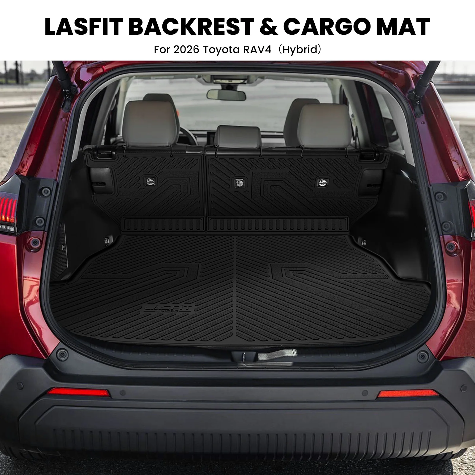 Fit for 2026 Toyota RAV4 Hybrid Floor Mats or Seatback & Cargo Mats, Not Fit Plug-in Hybrid - Image 23
