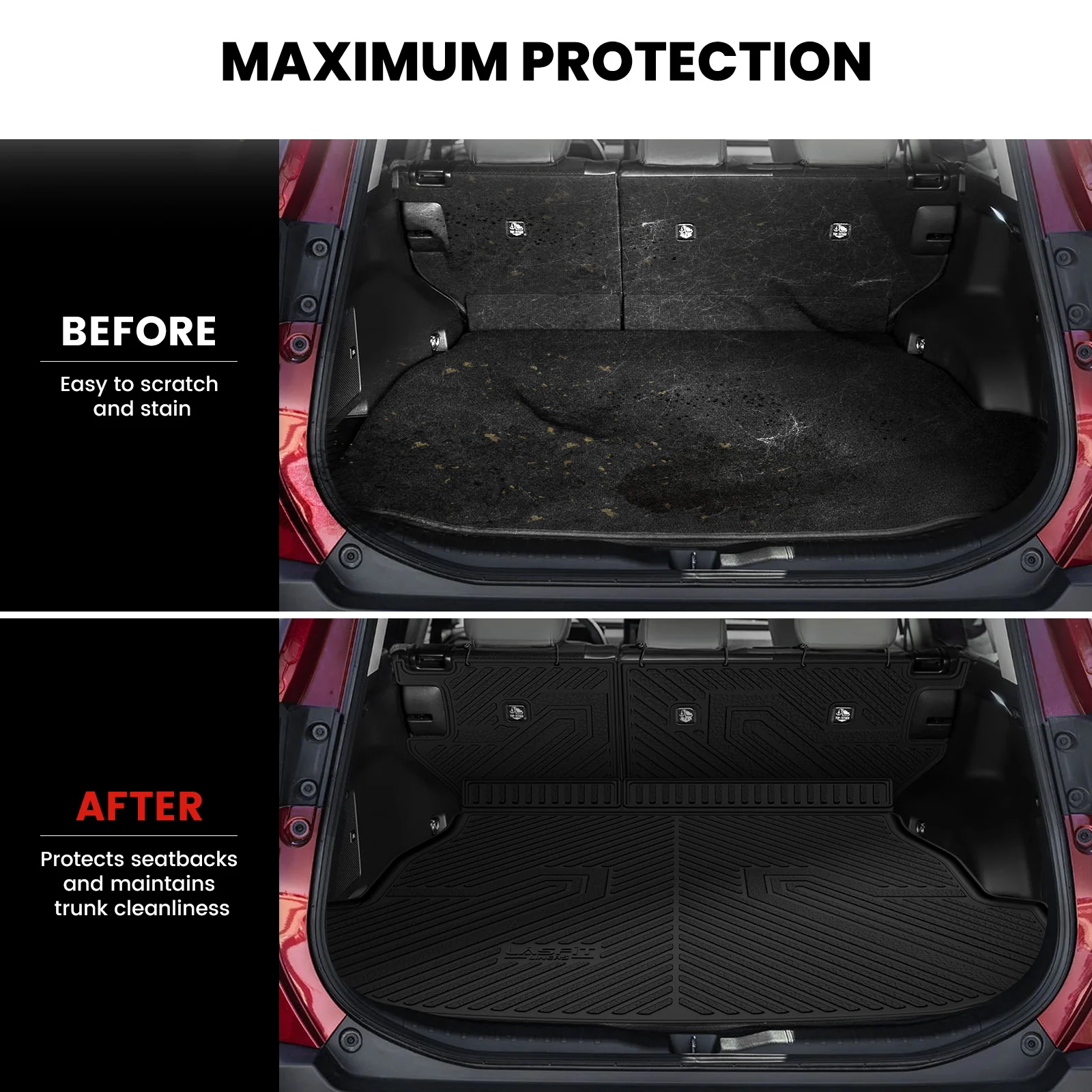 Fit for 2026 Toyota RAV4 Hybrid Floor Mats or Seatback & Cargo Mats, Not Fit Plug-in Hybrid - Image 24