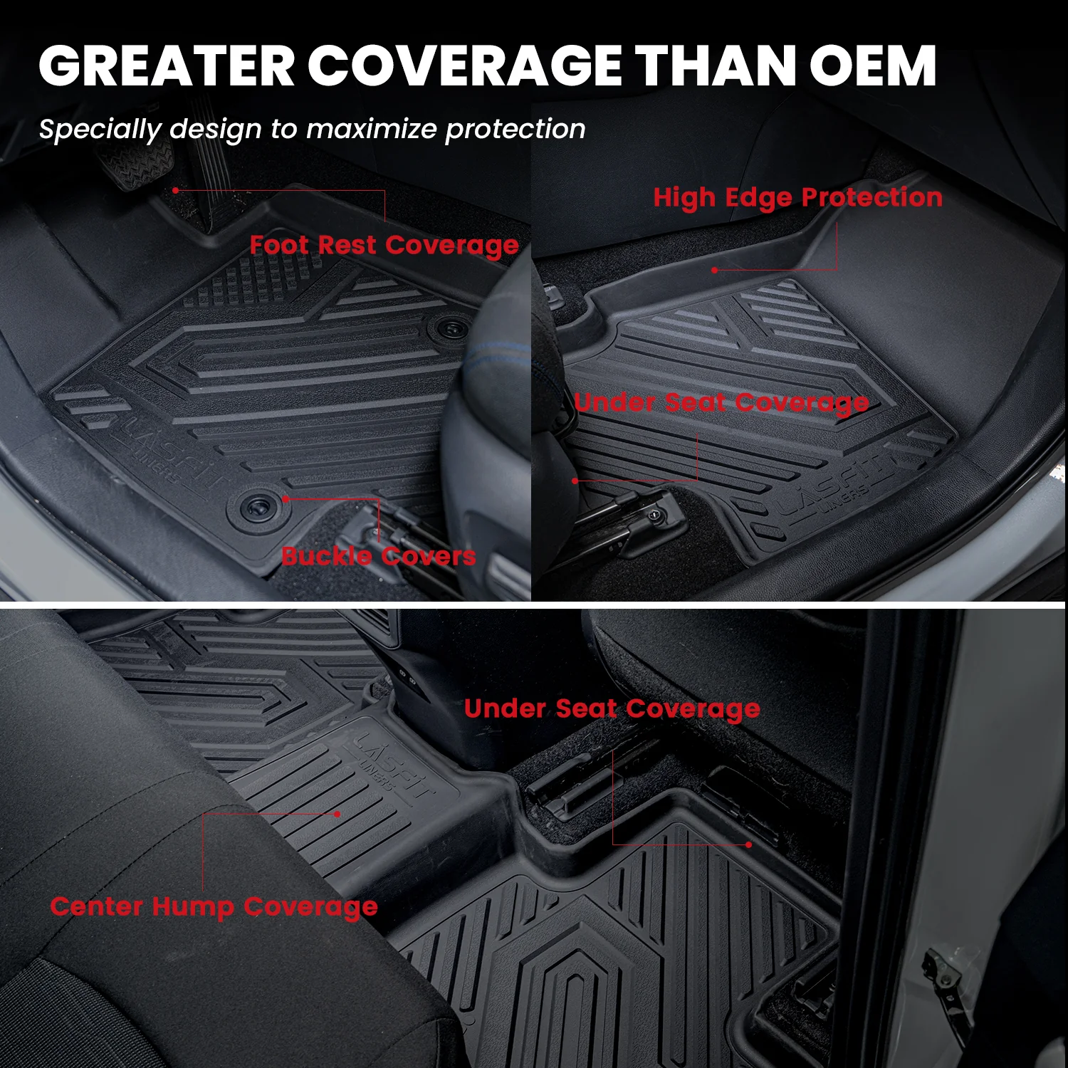 Fit for 2027 Kia Telluride Floor Mats or Seatback & Cargo & Rear Trunk Mat - Image 15