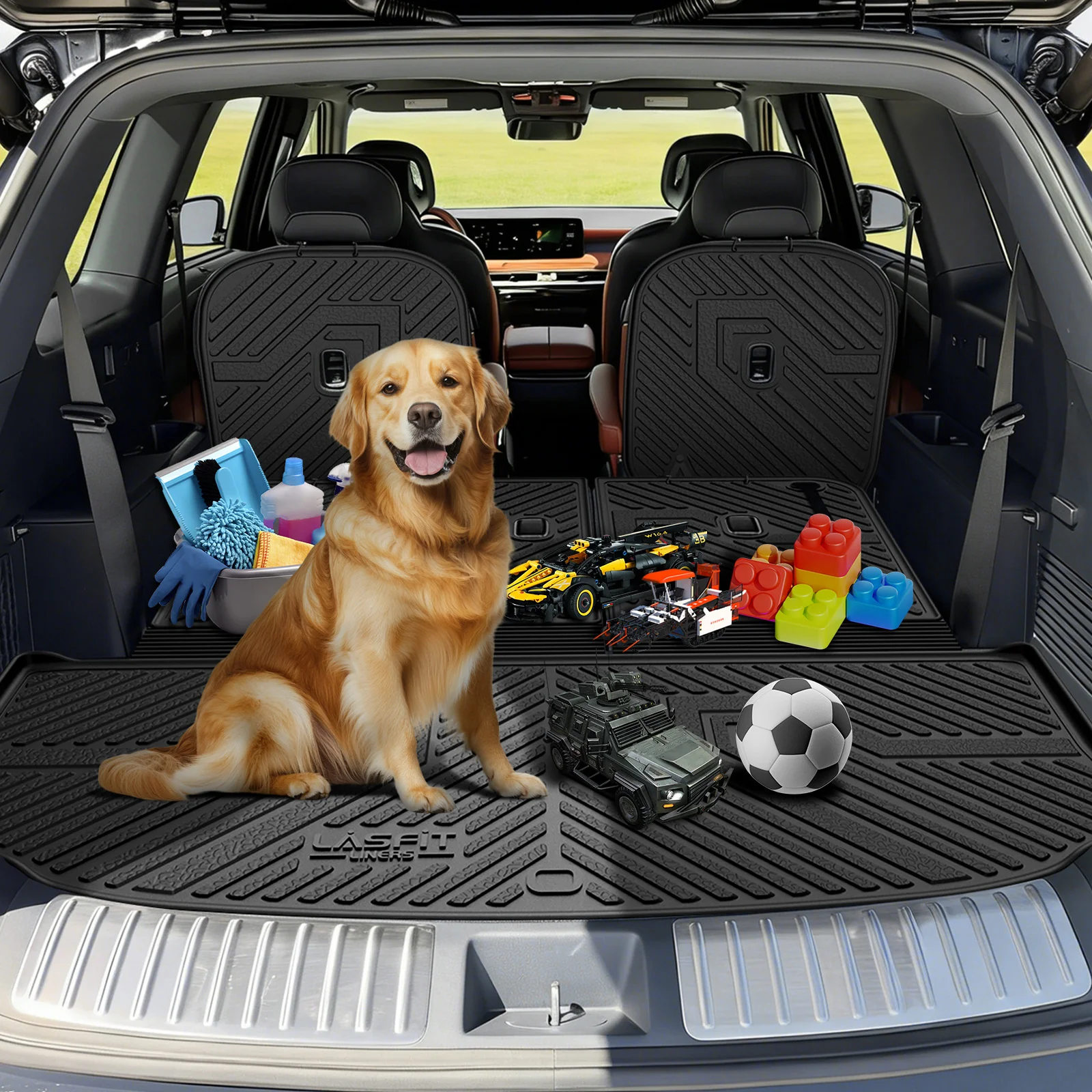 Fit for 2027 Kia Telluride Floor Mats or Seatback & Cargo & Rear Trunk Mat - Image 30