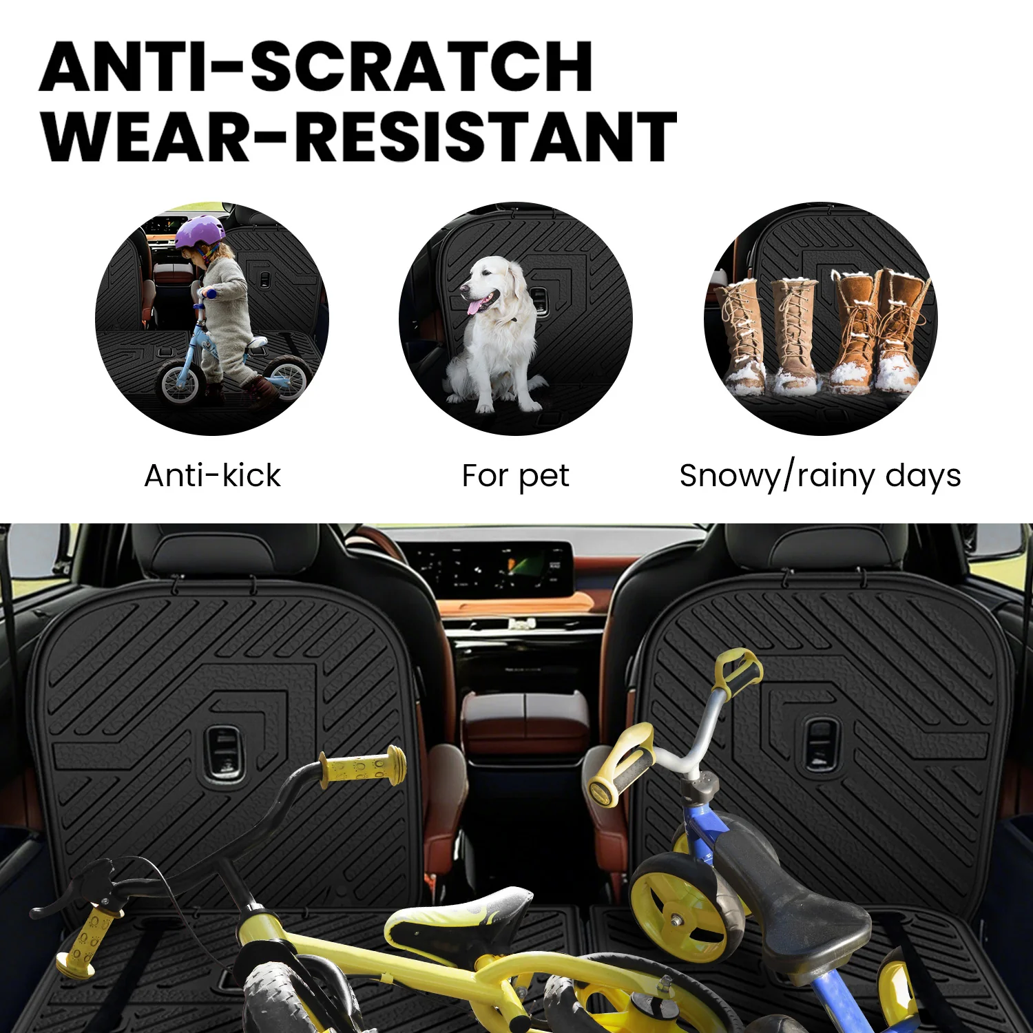 Fit for 2027 Kia Telluride Floor Mats or Seatback & Cargo & Rear Trunk Mat - Image 36