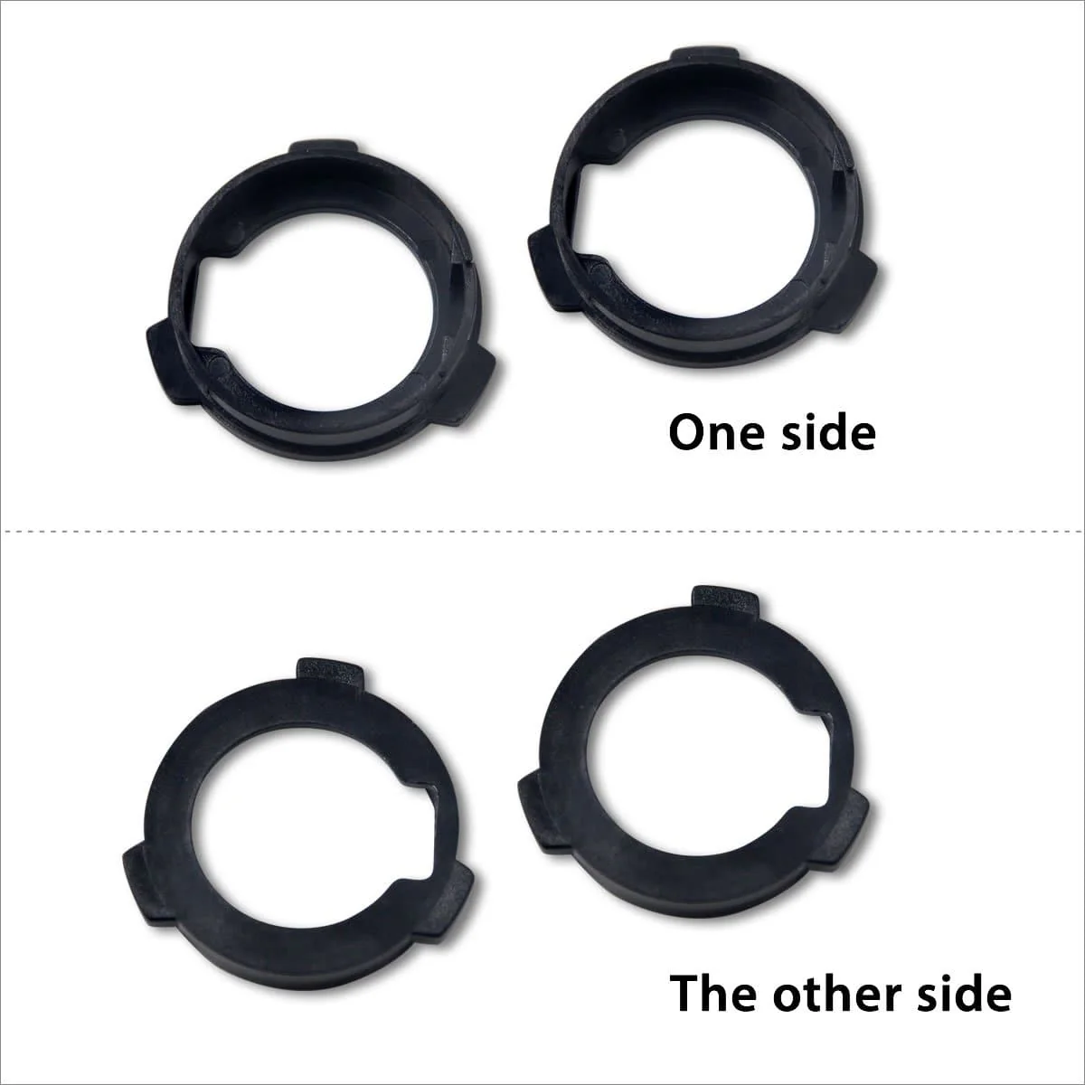 TK108 2x H7 LED Bulb Holder Adapter Retainer Fit for BMW Mercedes-Benz - Image 4