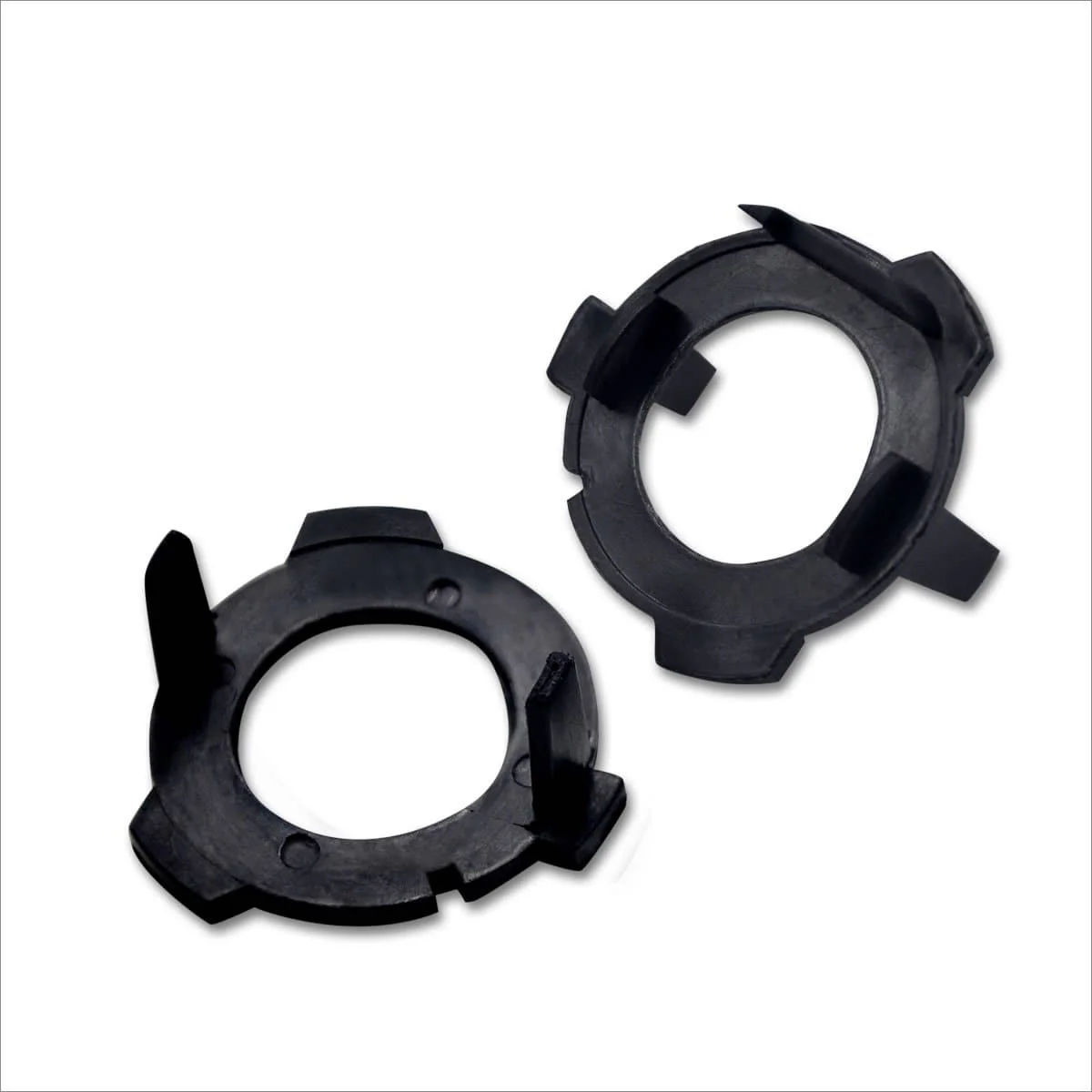 TK113 2x H7 LED Bulb Holder Adapter Retainer Fit for Volkswagen Lamando - Image 2