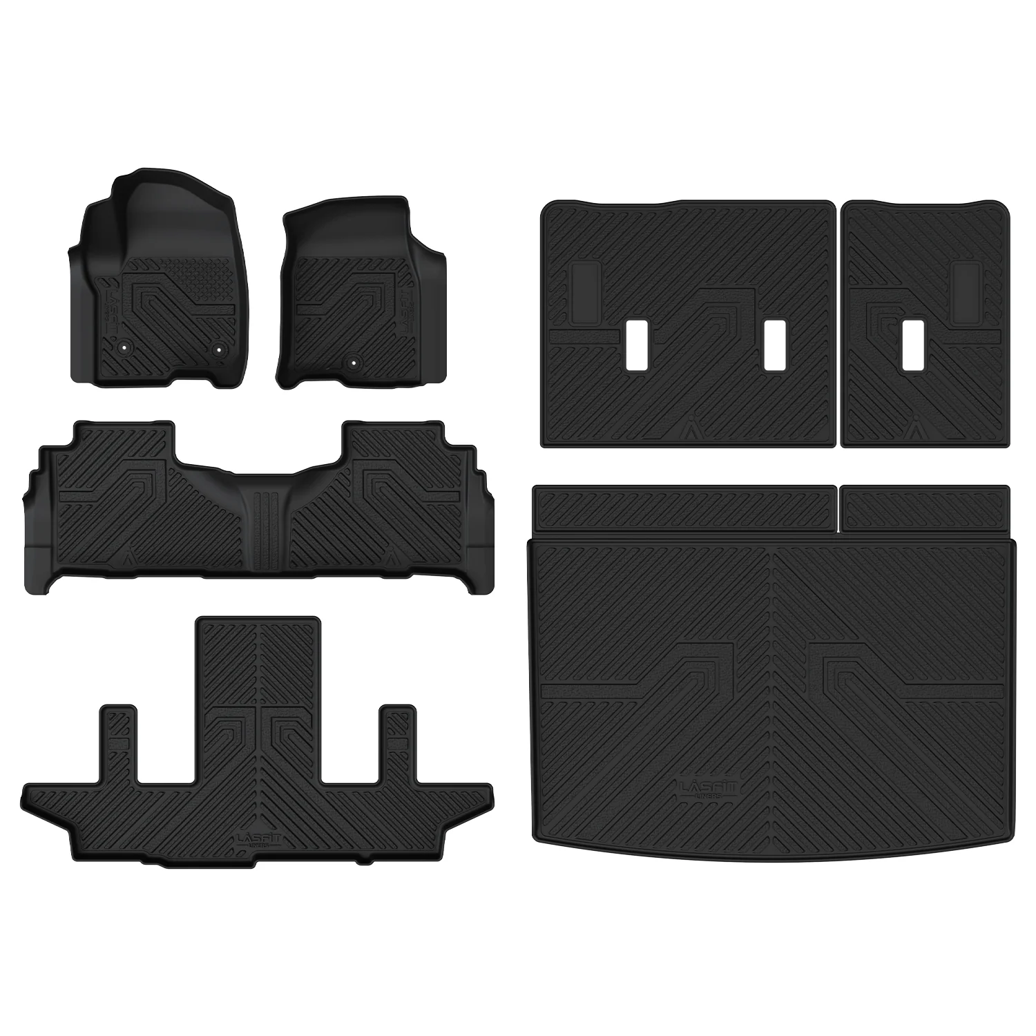 Fit for 2021–2026 Chevrolet Suburban Floor & Cargo Mats Protection Set, Not Fit 9 Seats - Image 17