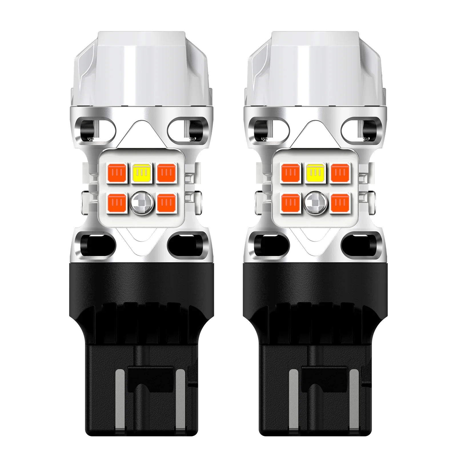 7443 7444 LED Front Turn Signal Bulbs CanBus-Ready Switchback | T3 Series - Image 16