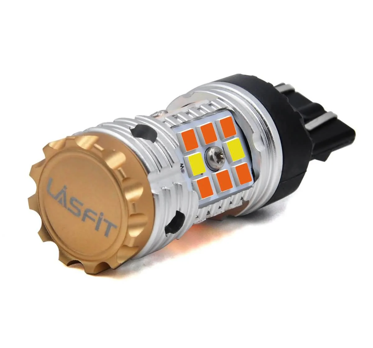 7443 7444 CANBUS Error Free Anti Hyper Flash Switchback LED Turn Signal Light Dual Color Blinker Bulb-CK Socket, 2 Bulbs - Image 12