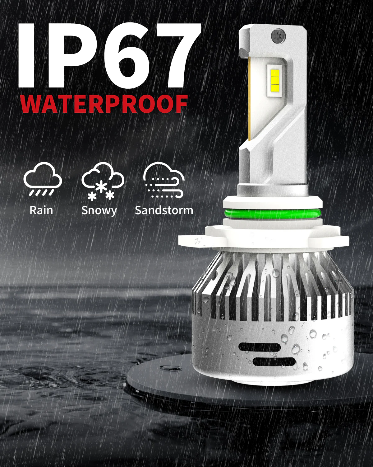 60W 9012 HIR2 LA Plus Series | 6,000LM 6000K LED Bulbs - Image 7